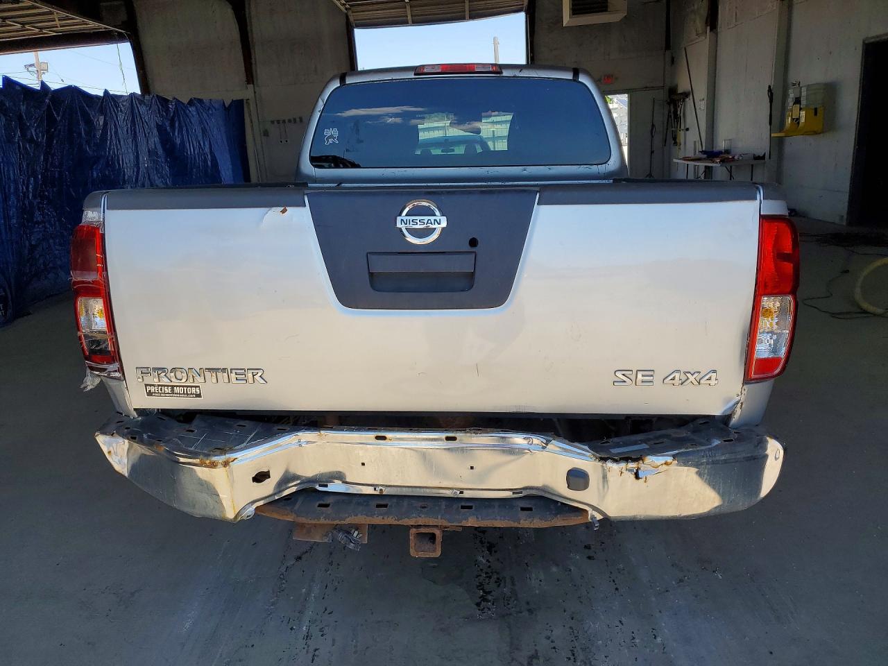 2010 Nissan Frontier Se V6 Silver vin: 1N6AD0FV8AC426687
