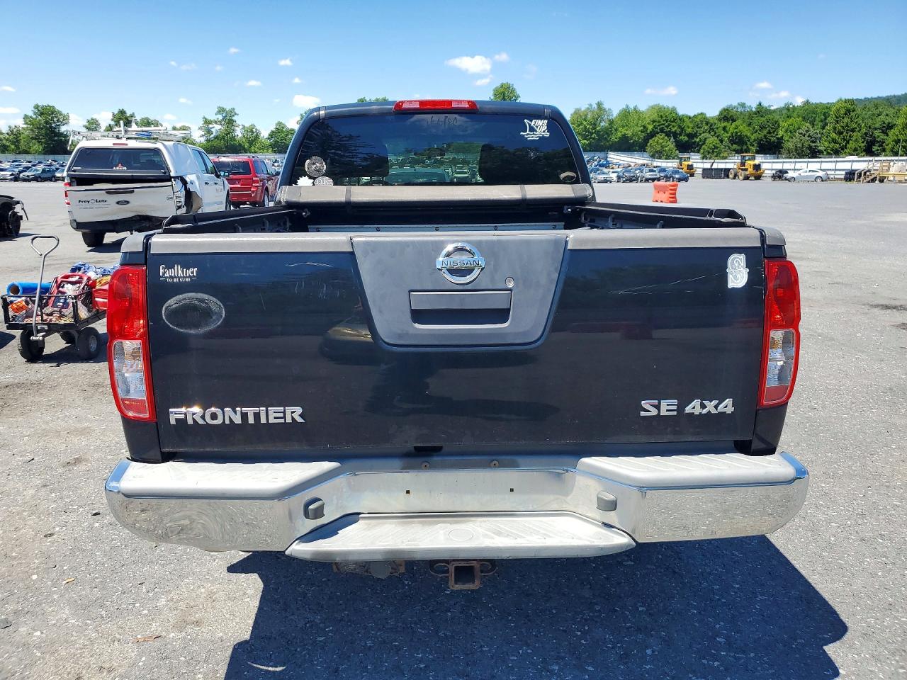 2010 Nissan Frontier Se V6 Черный vin: 1N6AD0FV9AC406108