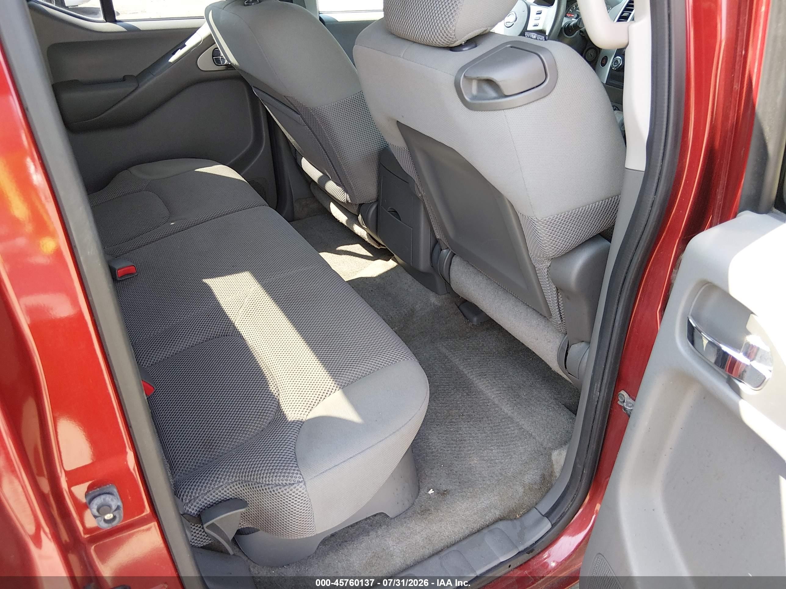 2012 Nissan Frontier Sv Red vin: 1N6AD0FV9CC410033