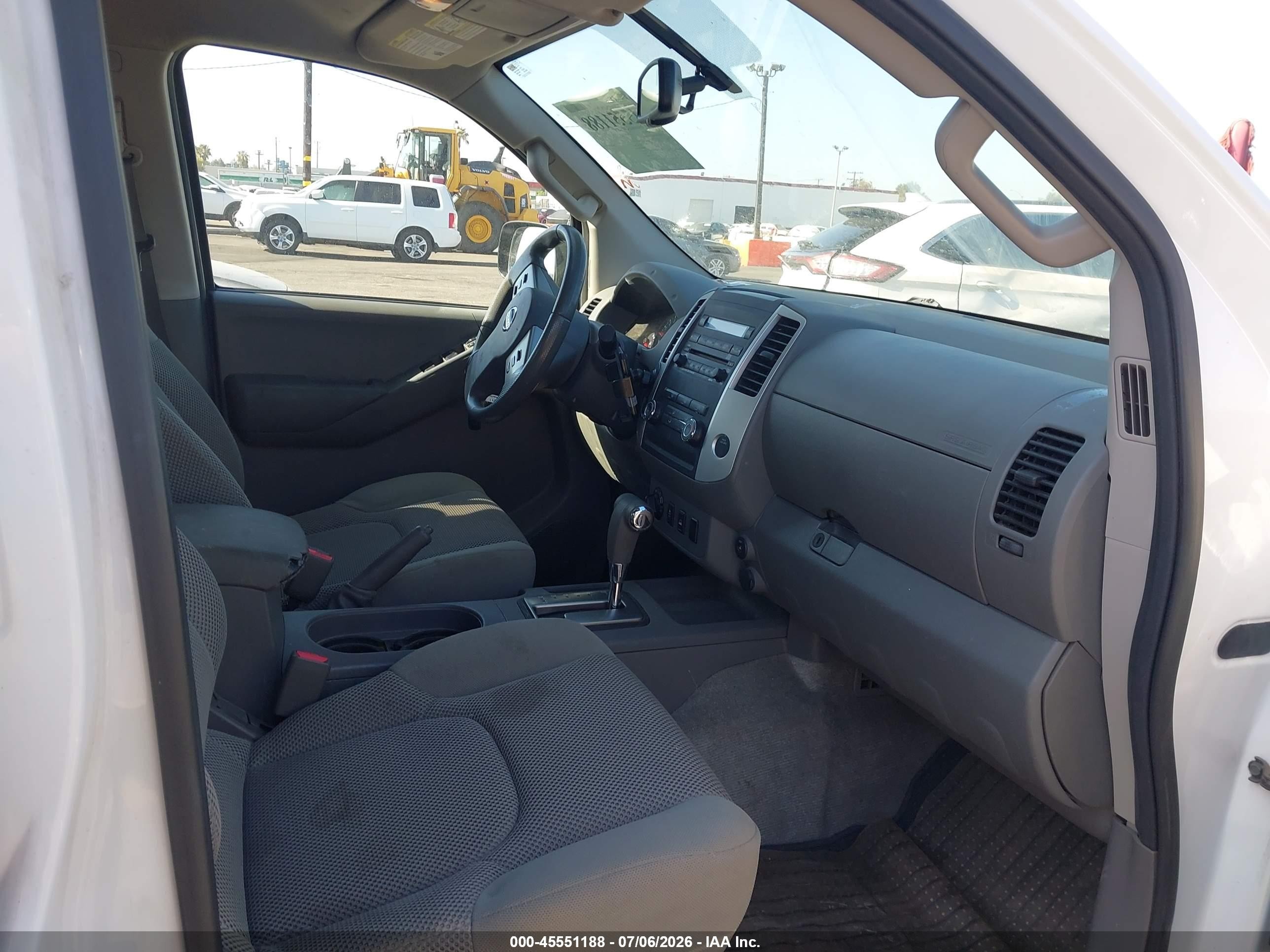 2012 Nissan Frontier Sv White vin: 1N6AD0FV9CC413580