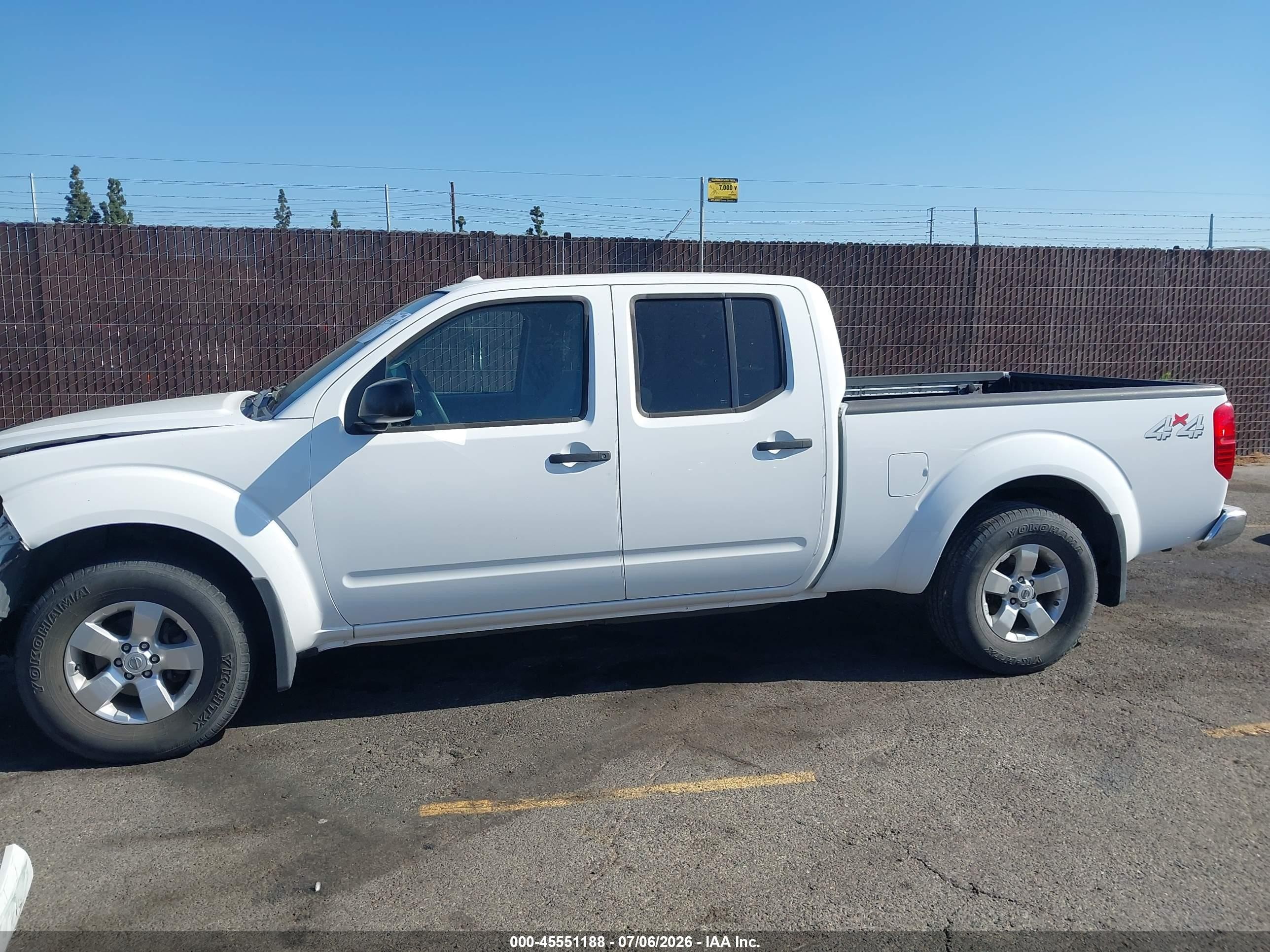 2012 Nissan Frontier Sv White vin: 1N6AD0FV9CC413580