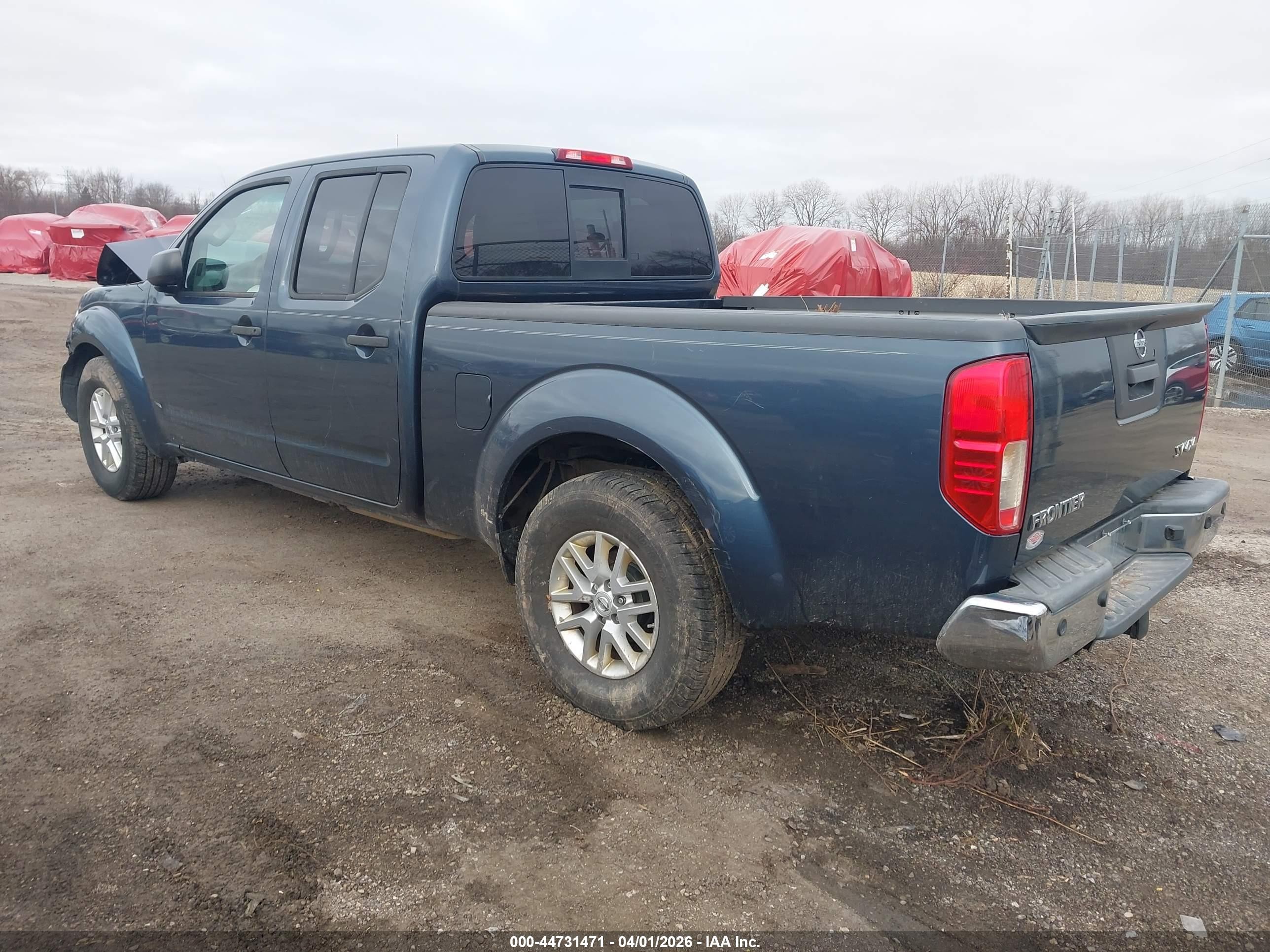 2014 Nissan Frontier Sv Blue vin: 1N6AD0FVXEN766823