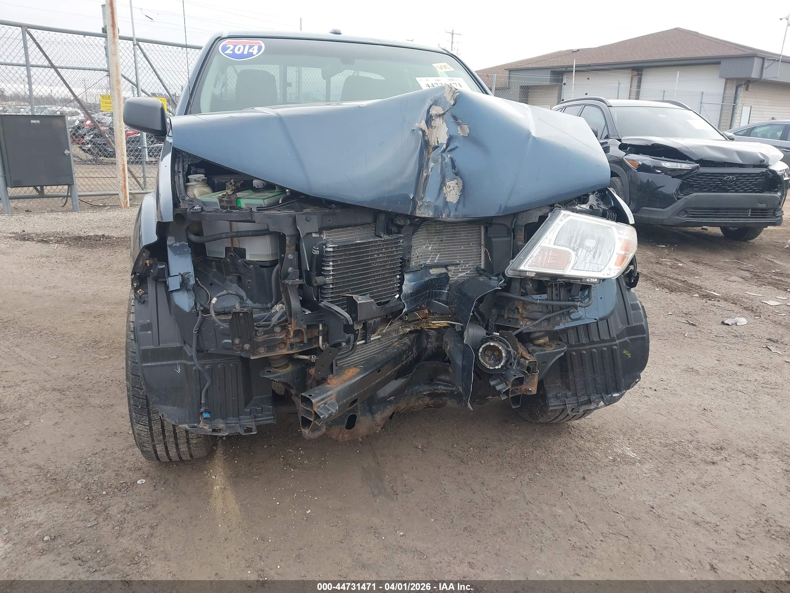 2014 Nissan Frontier Sv Blue vin: 1N6AD0FVXEN766823