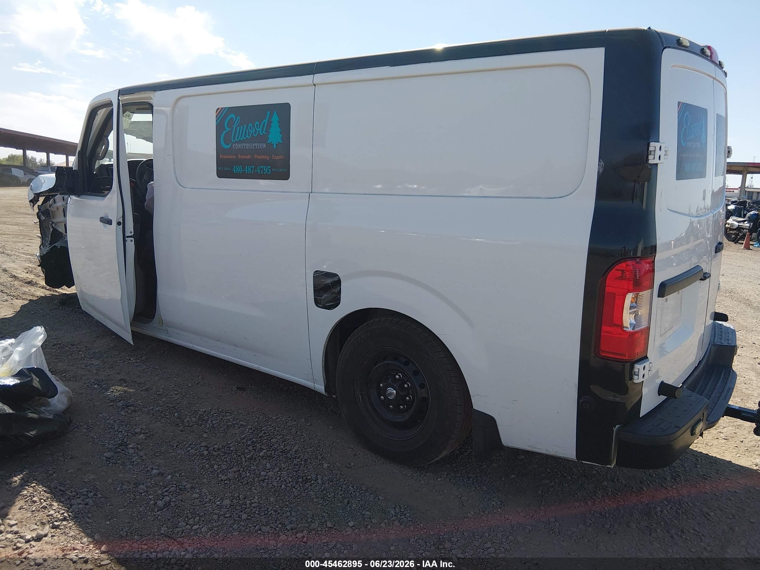 2014 Nissan Nv Cargo Nv2500 Hd S V8 White vin: 1N6AF0KX2EN108186
