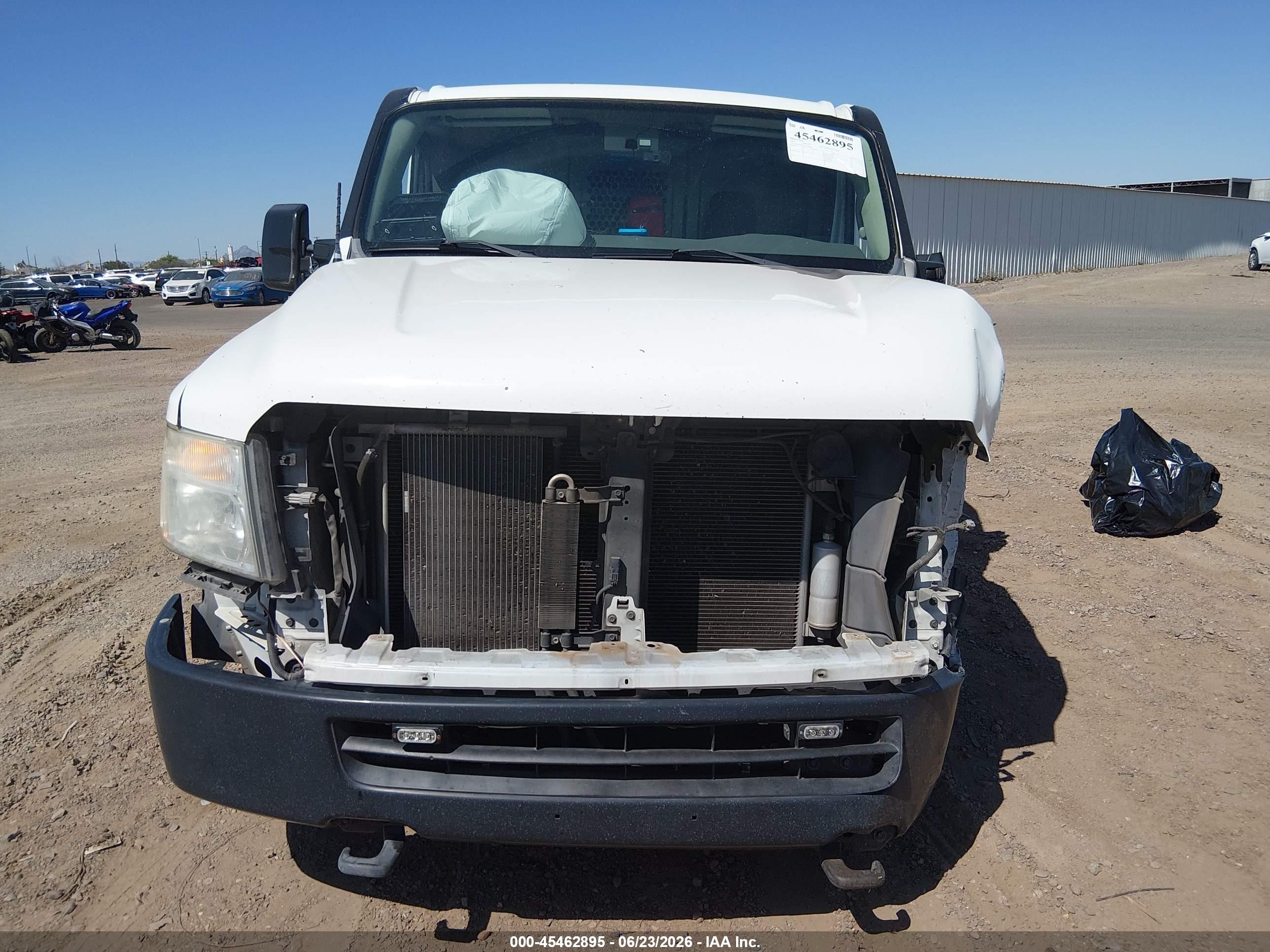 2014 Nissan Nv Cargo Nv2500 Hd S V8 White vin: 1N6AF0KX2EN108186