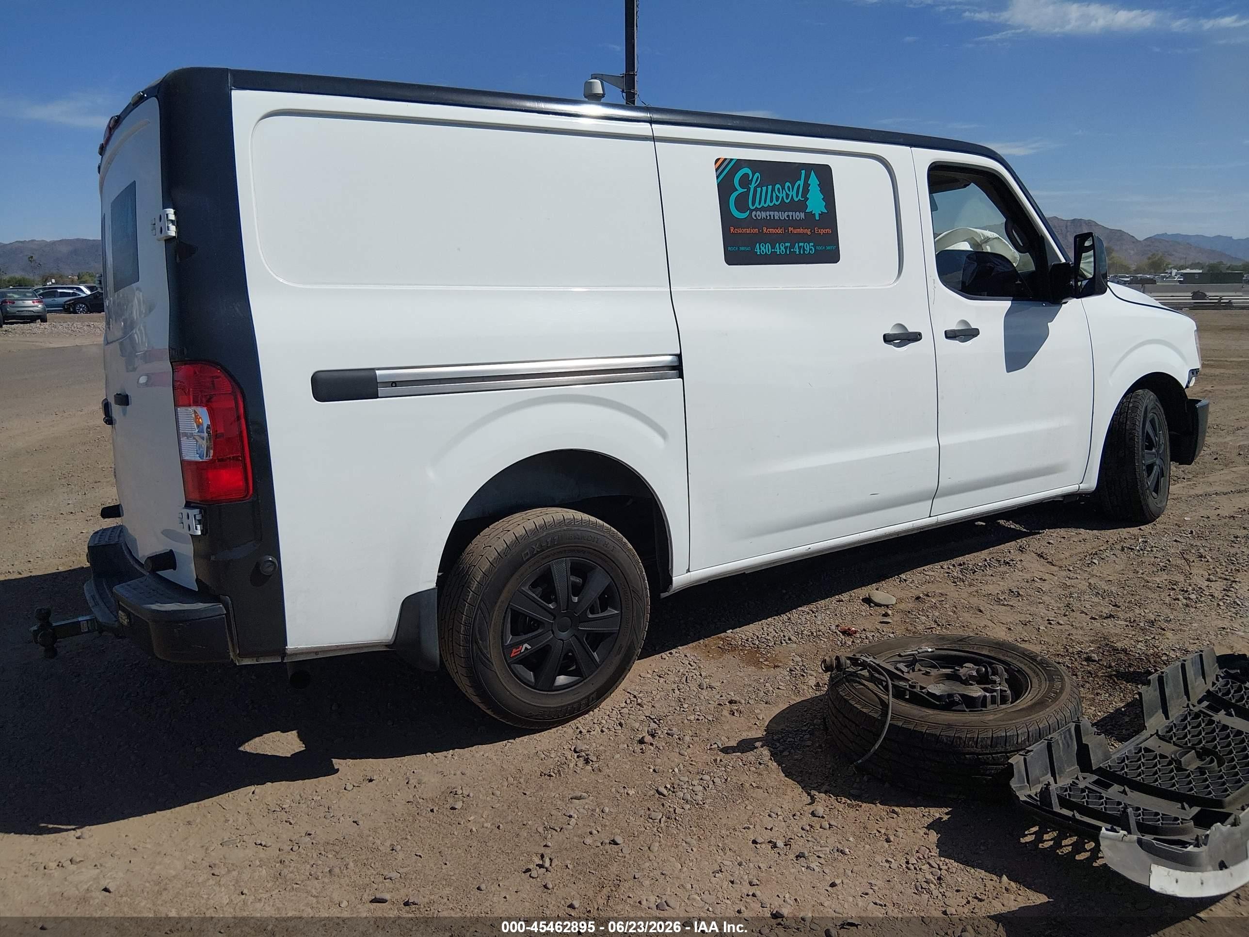 2014 Nissan Nv Cargo Nv2500 Hd S V8 White vin: 1N6AF0KX2EN108186