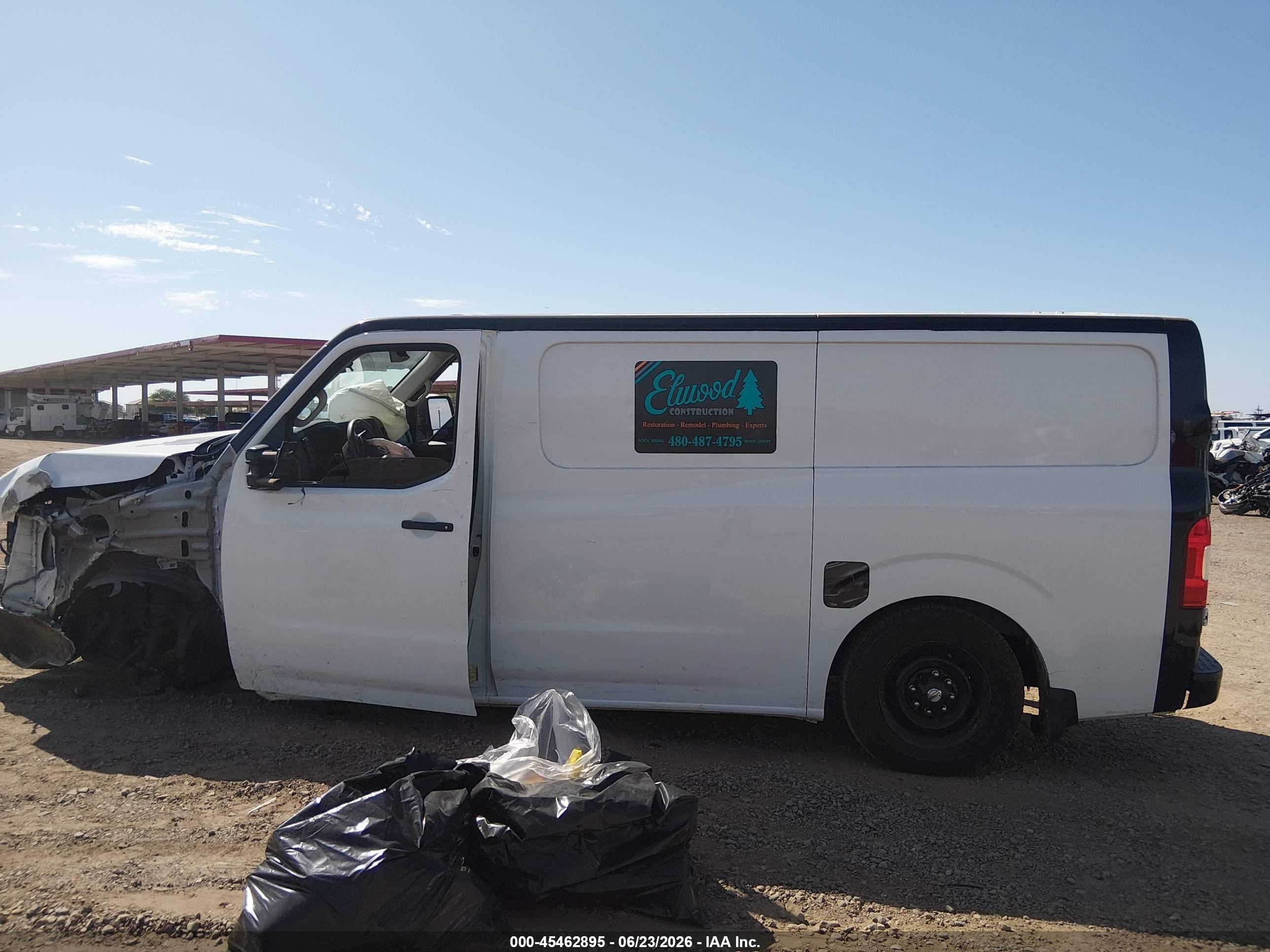 2014 Nissan Nv Cargo Nv2500 Hd S V8 White vin: 1N6AF0KX2EN108186