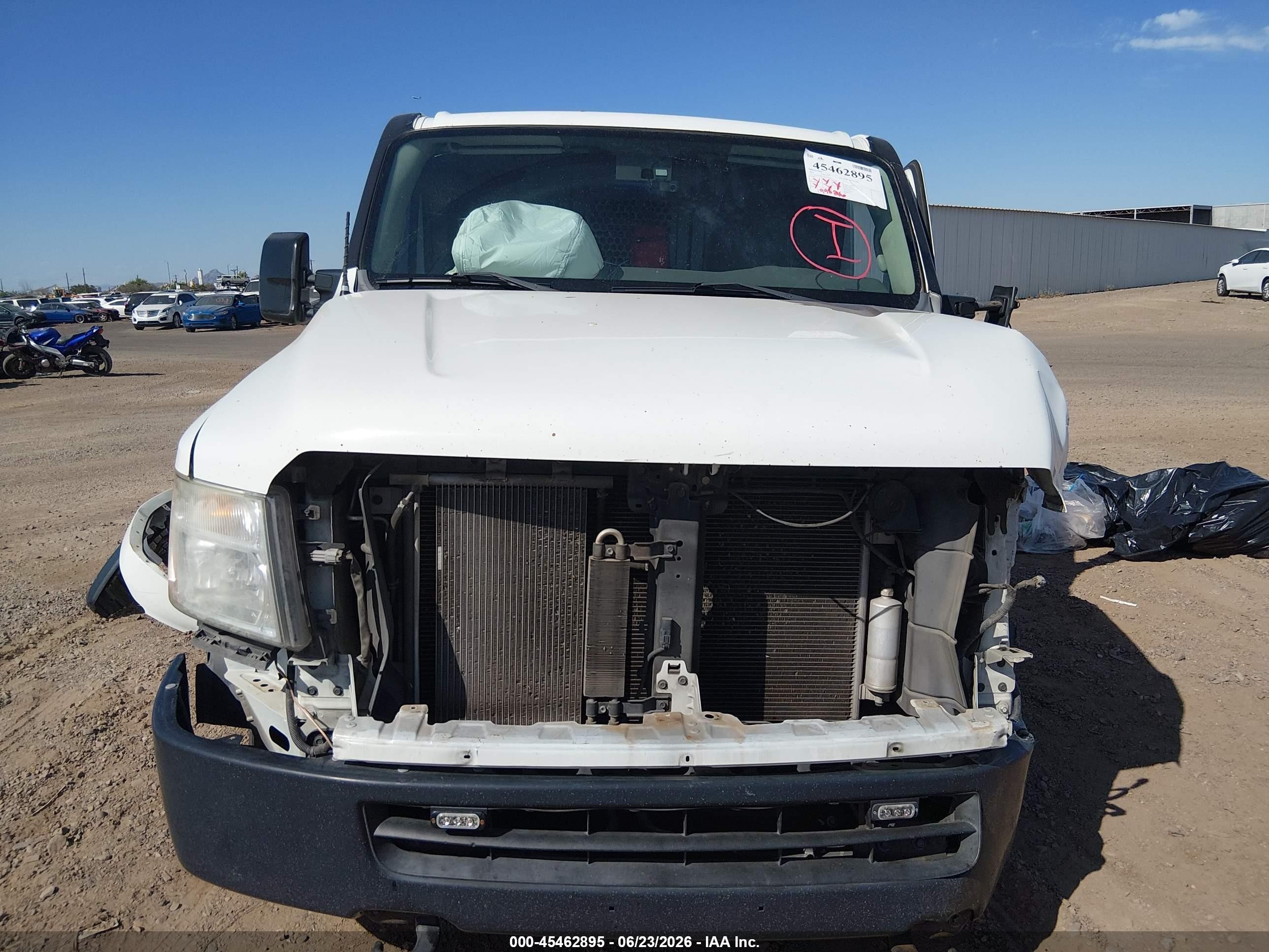 2014 Nissan Nv Cargo Nv2500 Hd S V8 White vin: 1N6AF0KX2EN108186