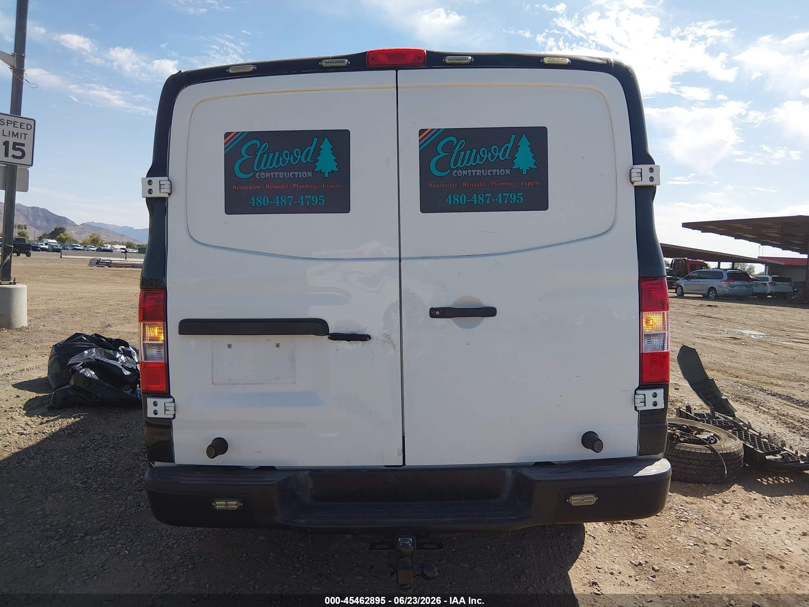 2014 Nissan Nv Cargo Nv2500 Hd S V8 White vin: 1N6AF0KX2EN108186
