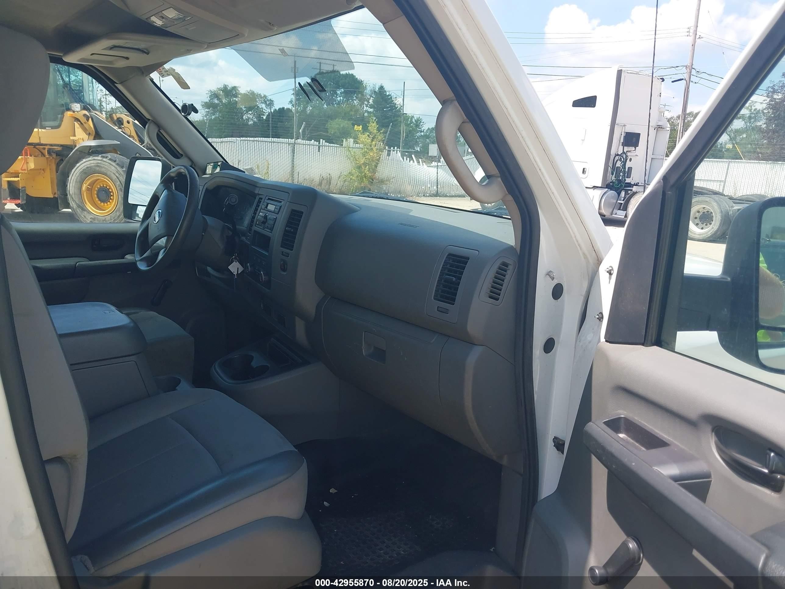 2012 Nissan Nv 2500 Nv2500 Hd S V8 White vin: 1N6AF0KX9CN101720