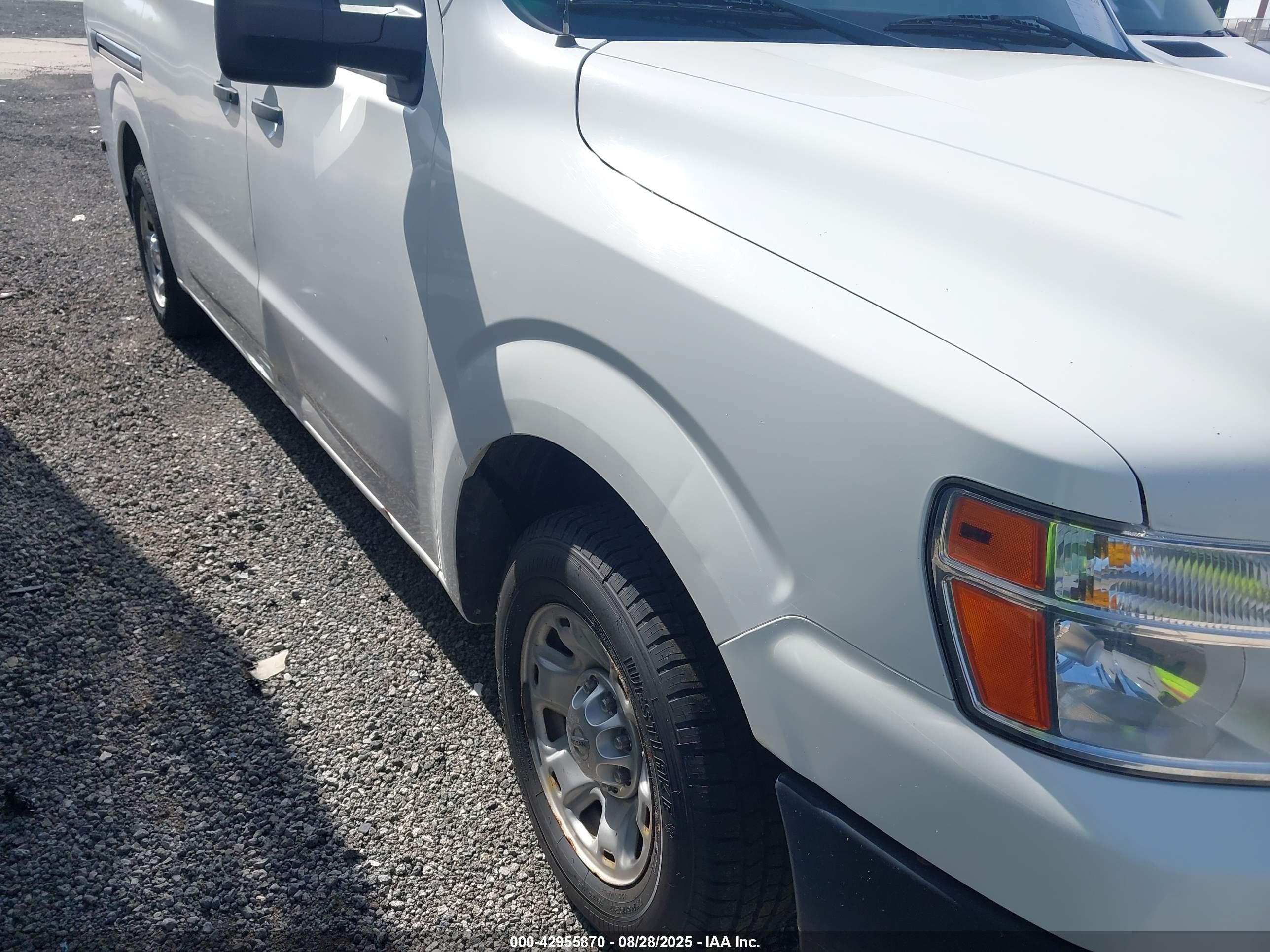 2012 Nissan Nv 2500 Nv2500 Hd S V8 White vin: 1N6AF0KX9CN101720