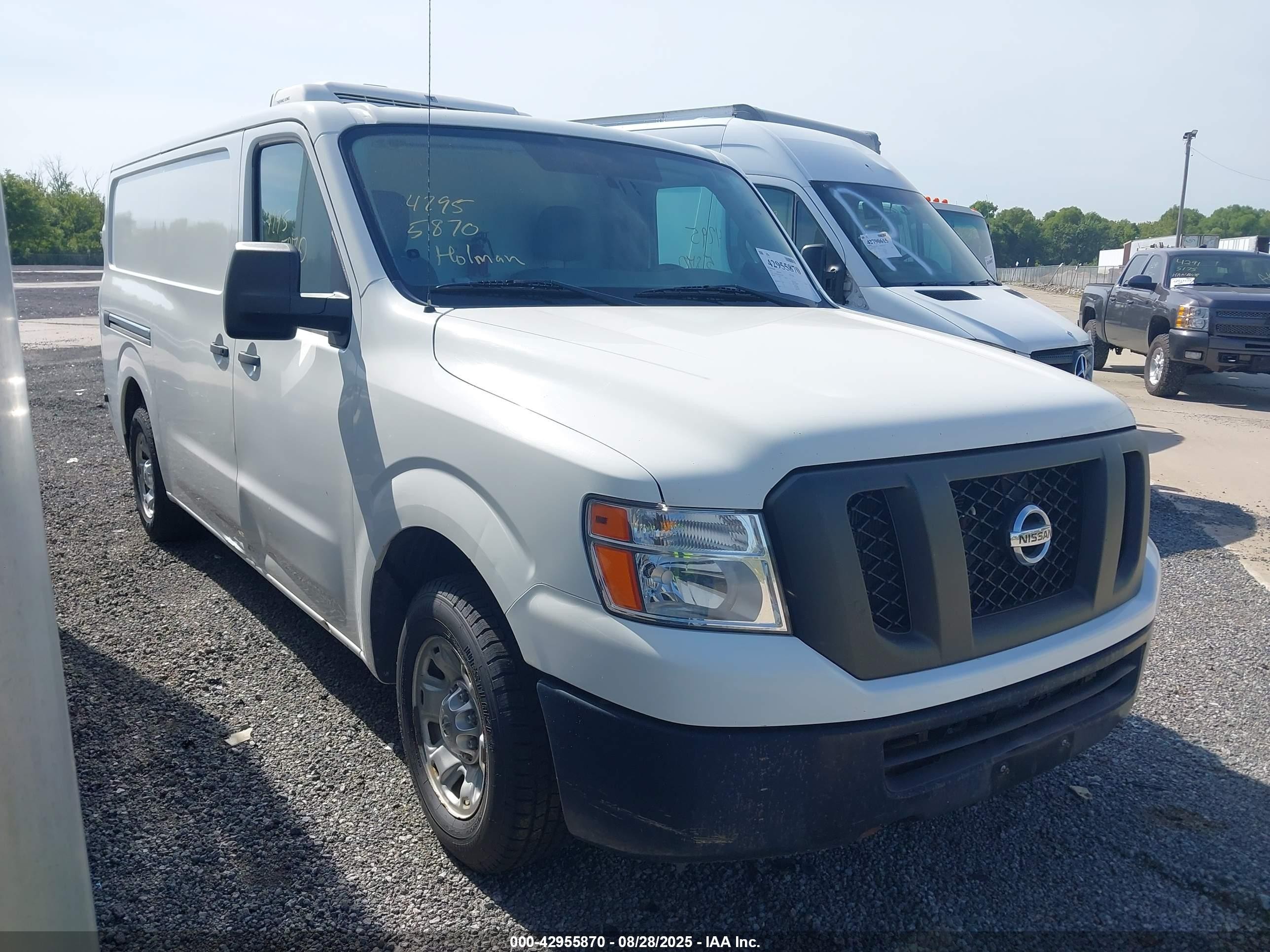 2012 Nissan Nv 2500 Nv2500 Hd S V8 White vin: 1N6AF0KX9CN101720