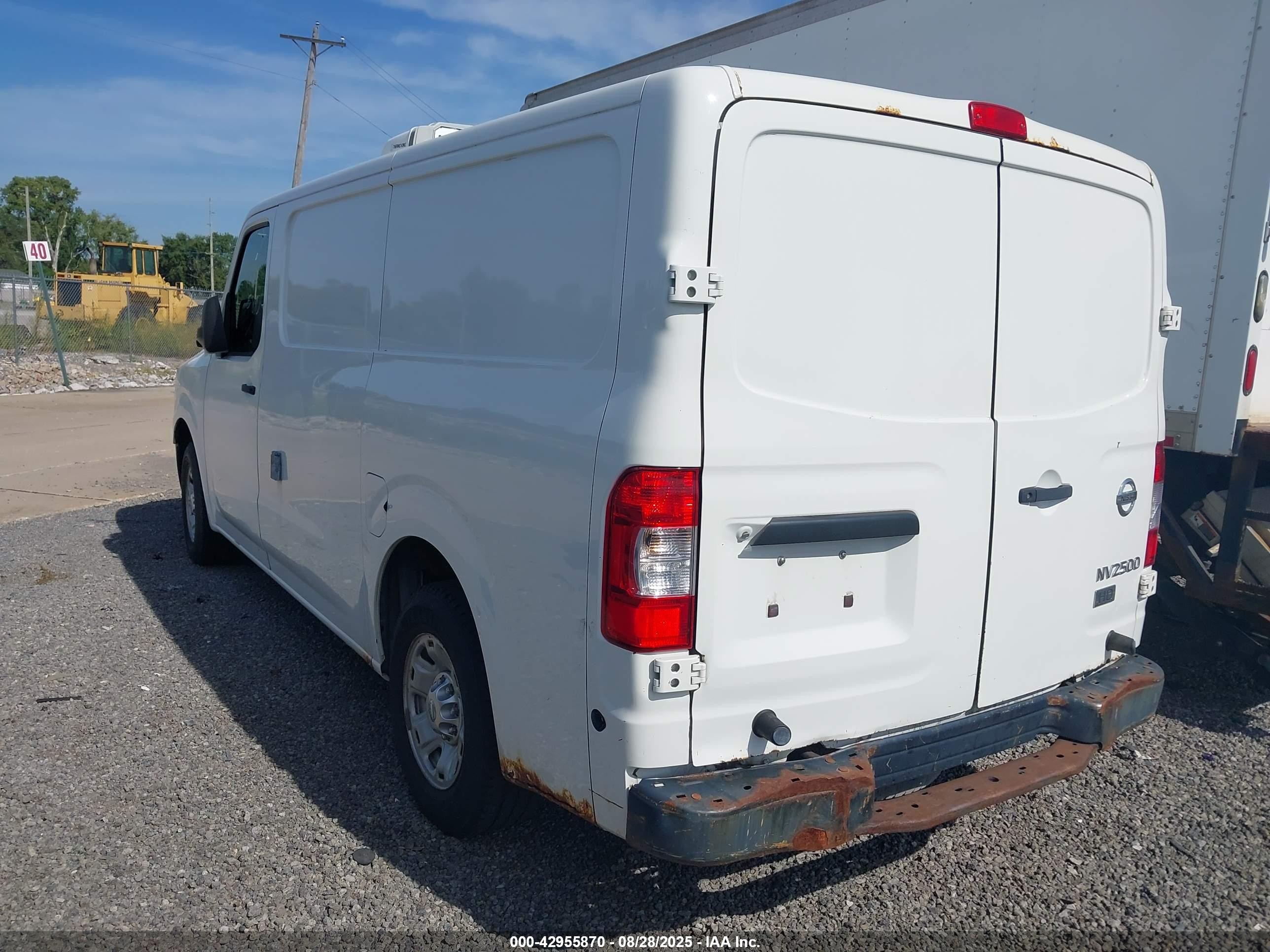 2012 Nissan Nv 2500 Nv2500 Hd S V8 White vin: 1N6AF0KX9CN101720