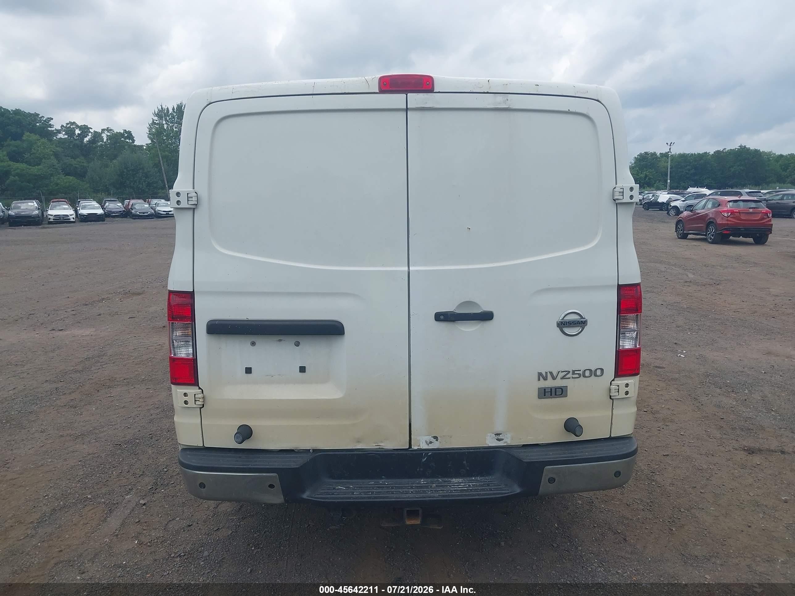 2013 Nissan Nv Cargo Nv2500 Hd Sv V8 White vin: 1N6AF0KY0DN113619