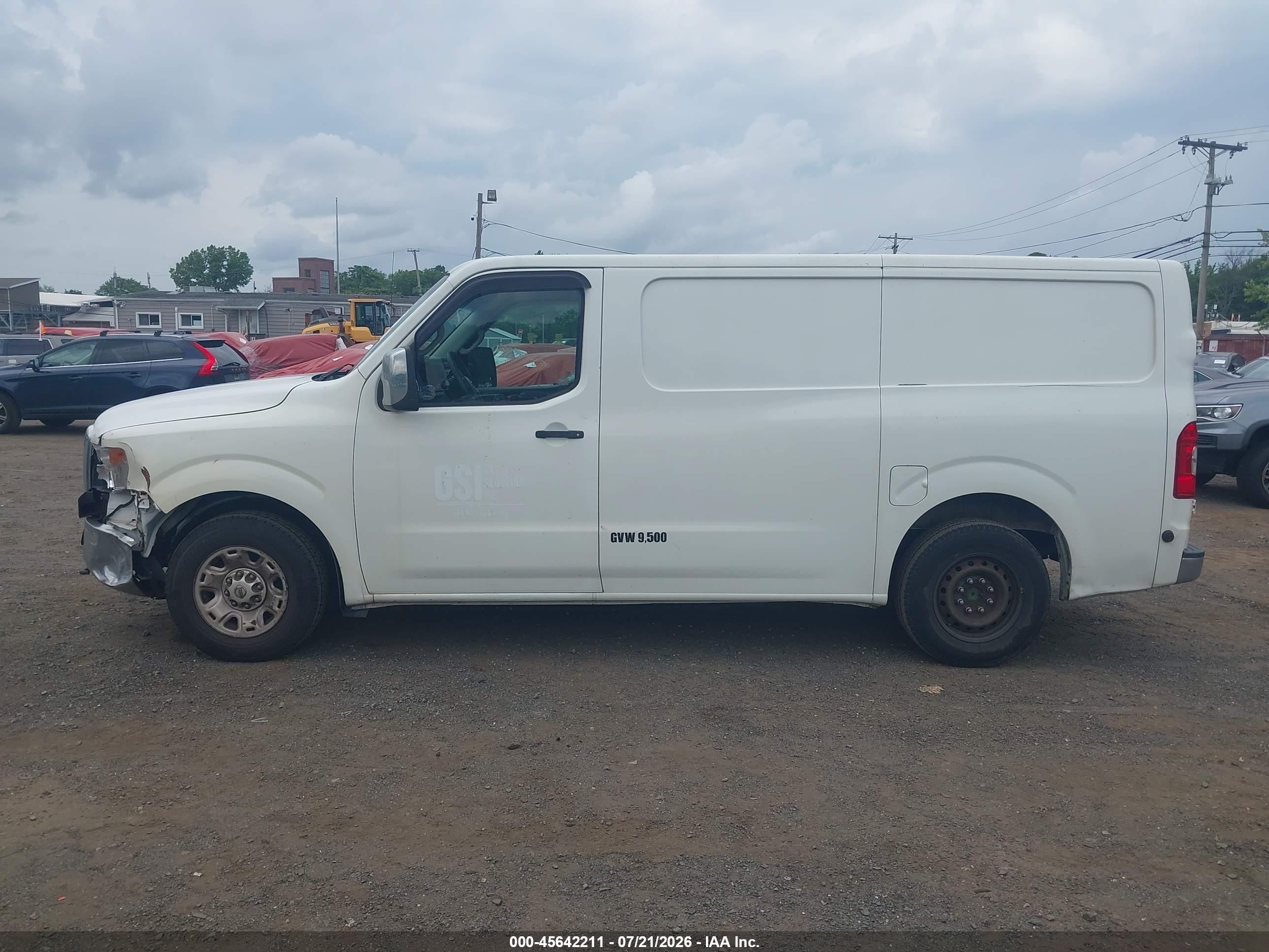 2013 Nissan Nv Cargo Nv2500 Hd Sv V8 White vin: 1N6AF0KY0DN113619