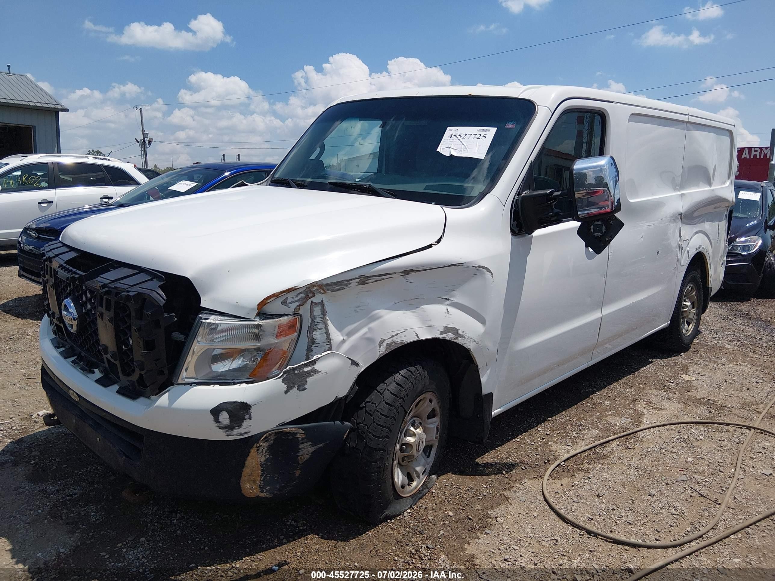 2015 Nissan Nv Cargo Nv3500 Hd Sv V8 White vin: 1N6AF0KY0FN804118