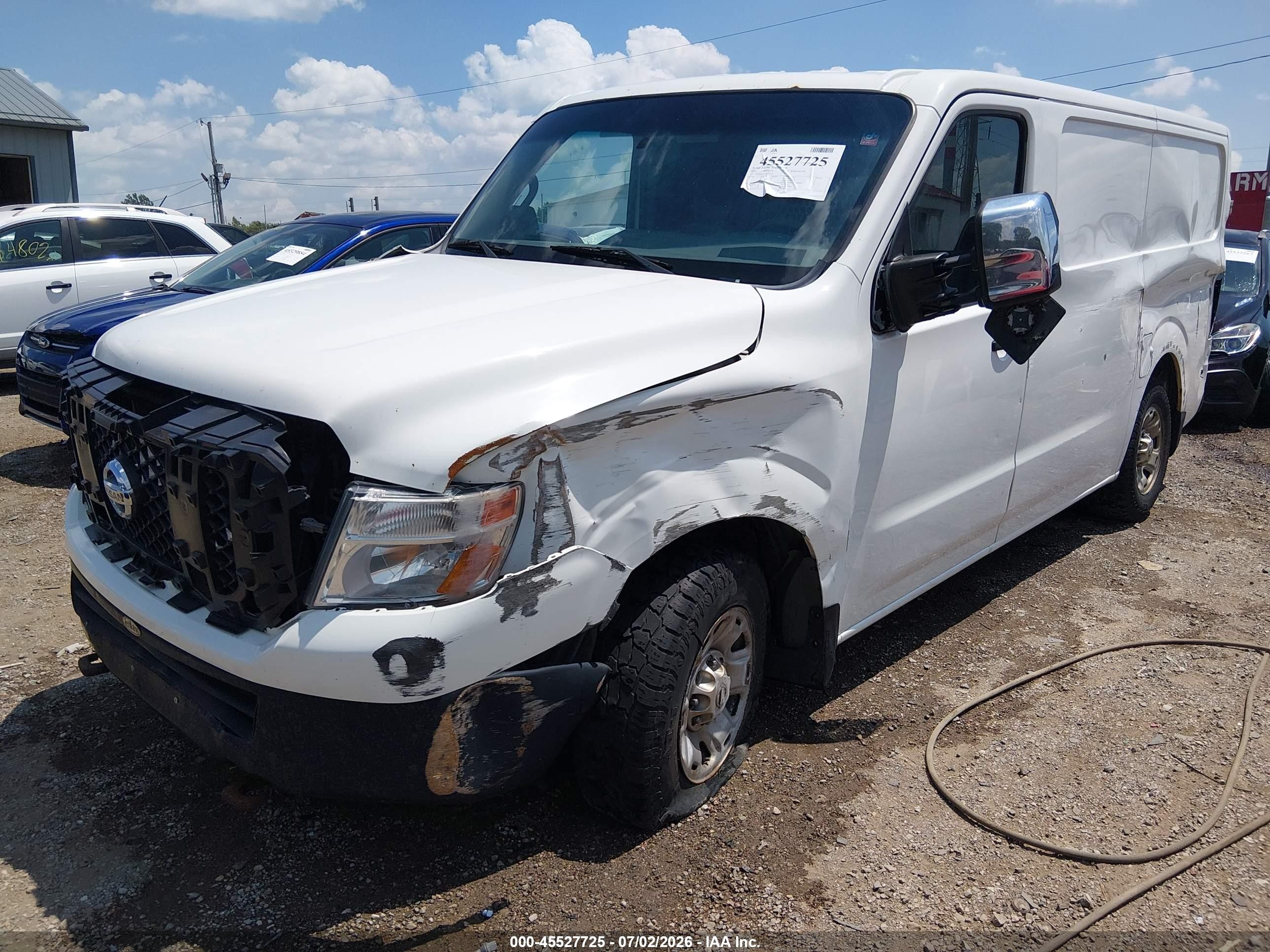2015 Nissan Nv Cargo Nv3500 Hd Sv V8 White vin: 1N6AF0KY0FN804118