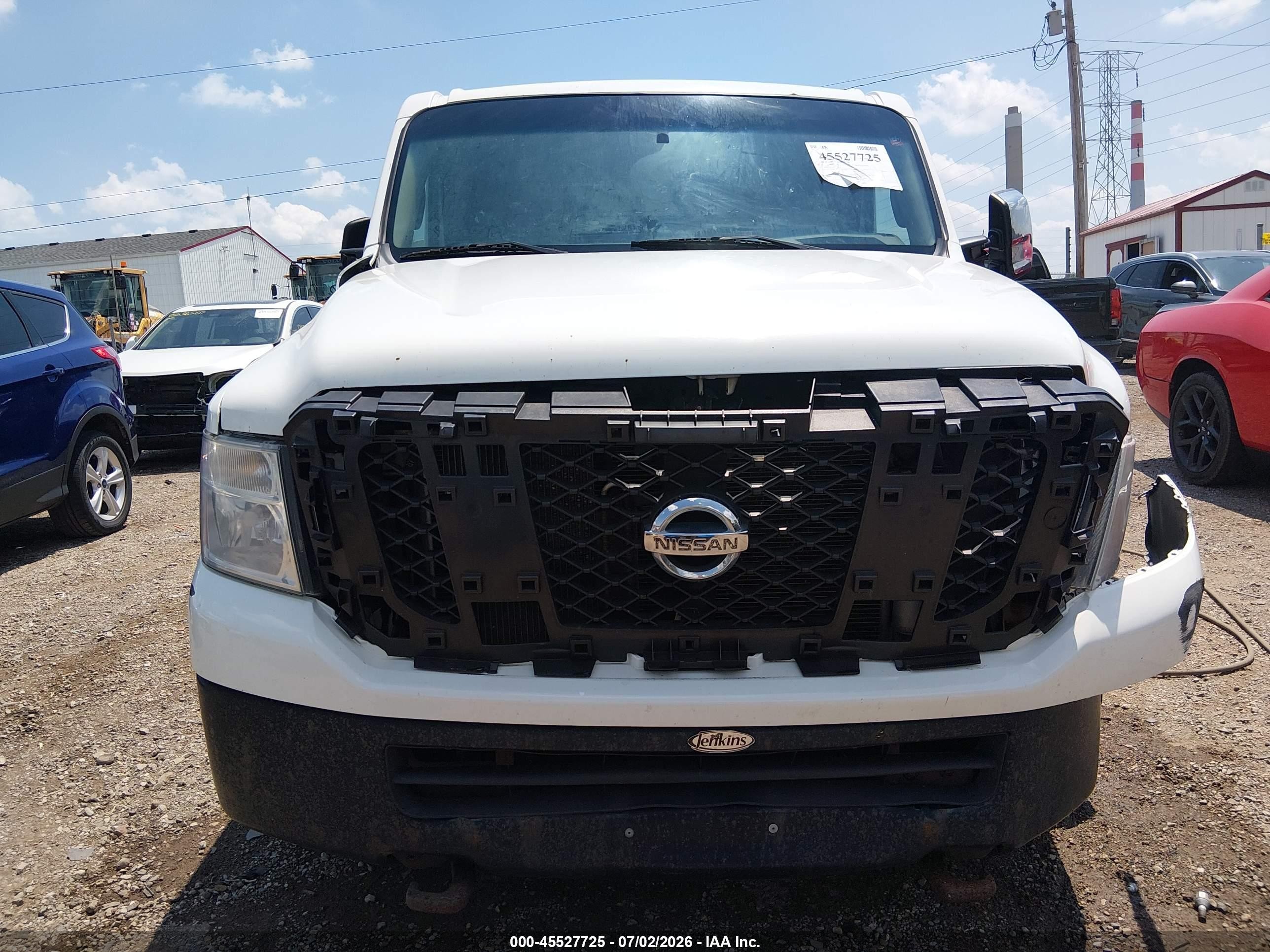 2015 Nissan Nv Cargo Nv3500 Hd Sv V8 White vin: 1N6AF0KY0FN804118
