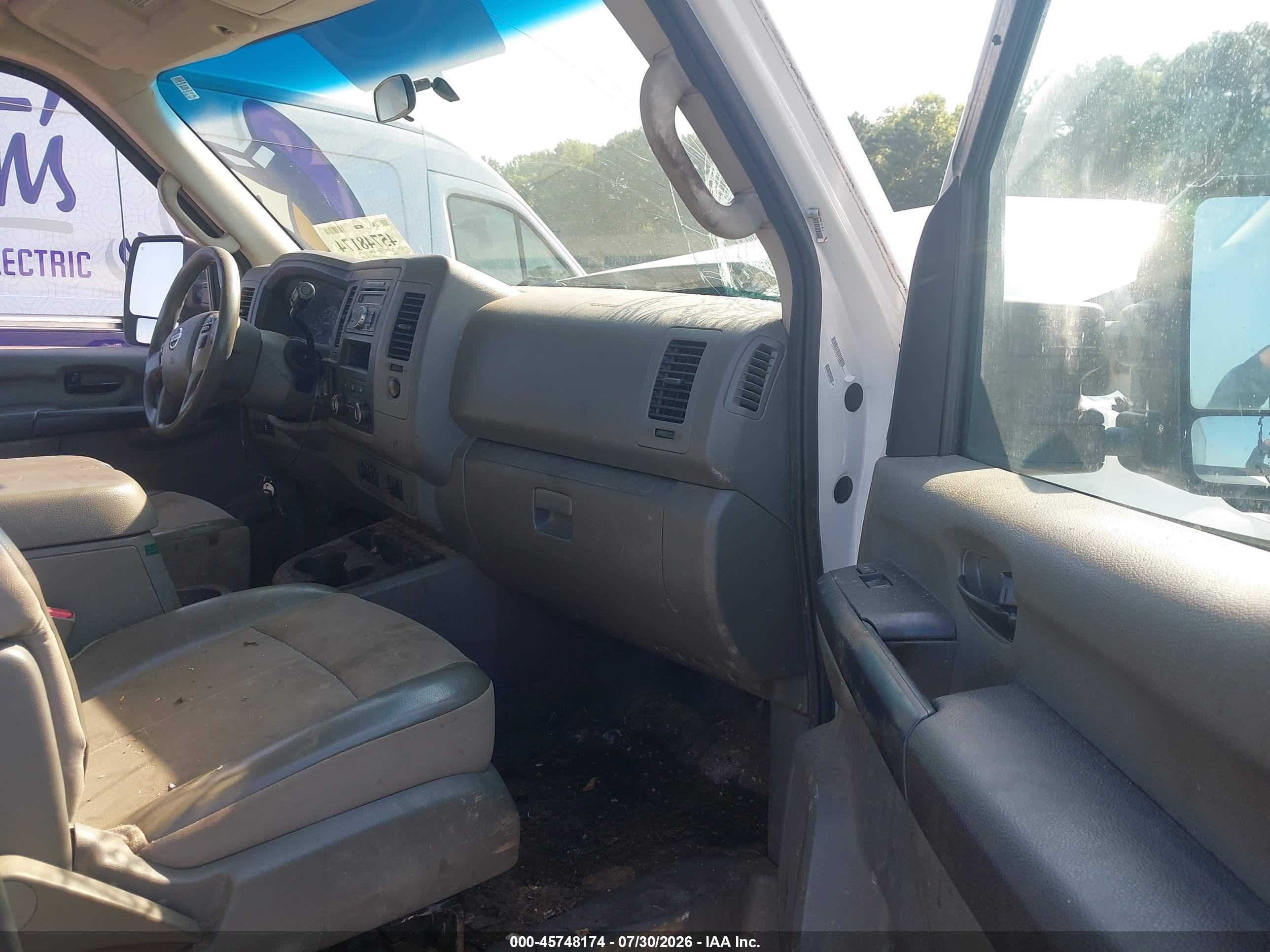 2014 Nissan Nv Cargo Nv2500 Hd Sv V8 White vin: 1N6AF0KY1EN108527