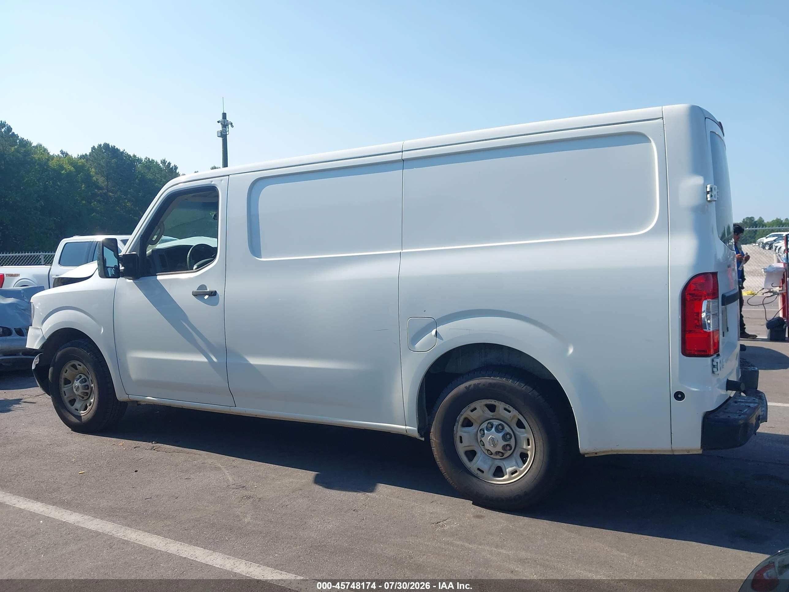 2014 Nissan Nv Cargo Nv2500 Hd Sv V8 White vin: 1N6AF0KY1EN108527