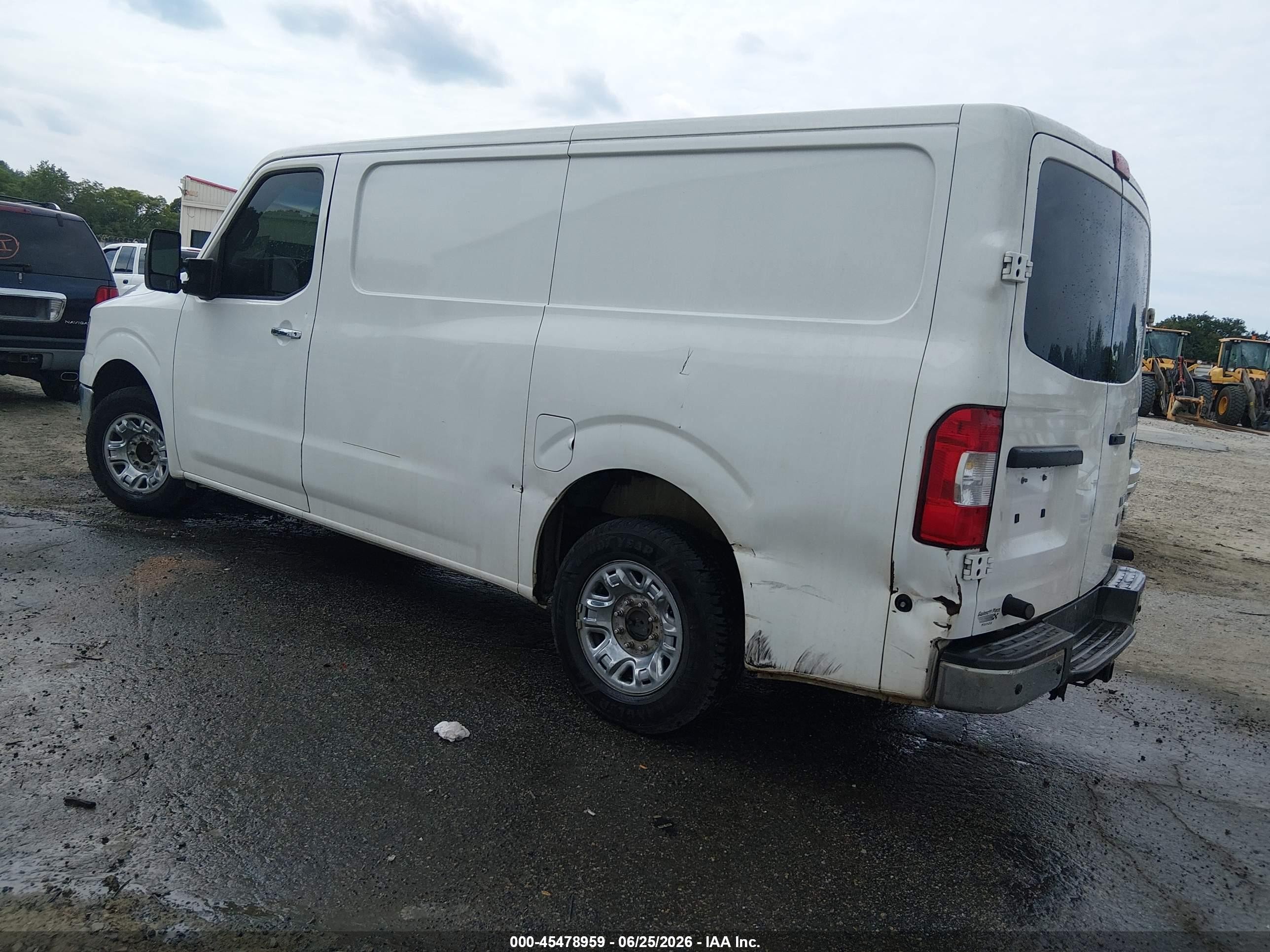 2015 Nissan Nv Cargo Nv2500 Hd Sl V8 White vin: 1N6AF0KY1FN802460