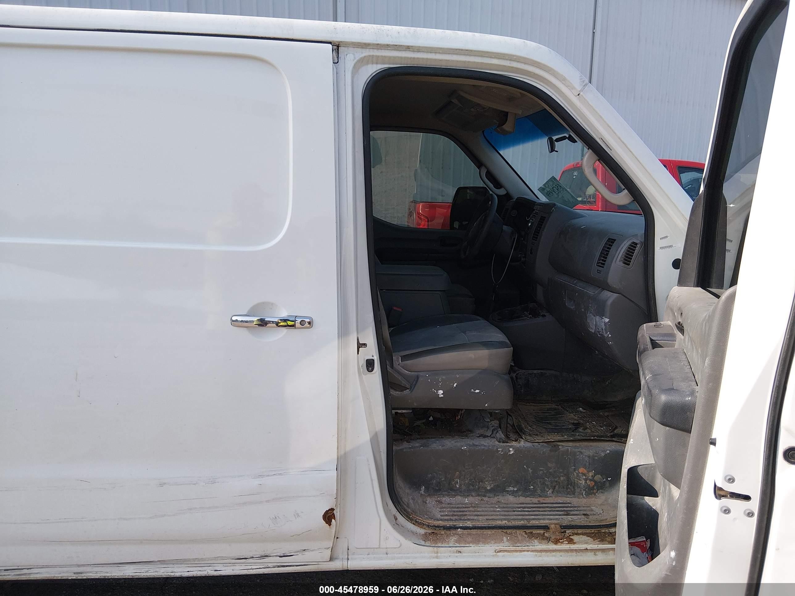 2015 Nissan Nv Cargo Nv2500 Hd Sl V8 White vin: 1N6AF0KY1FN802460