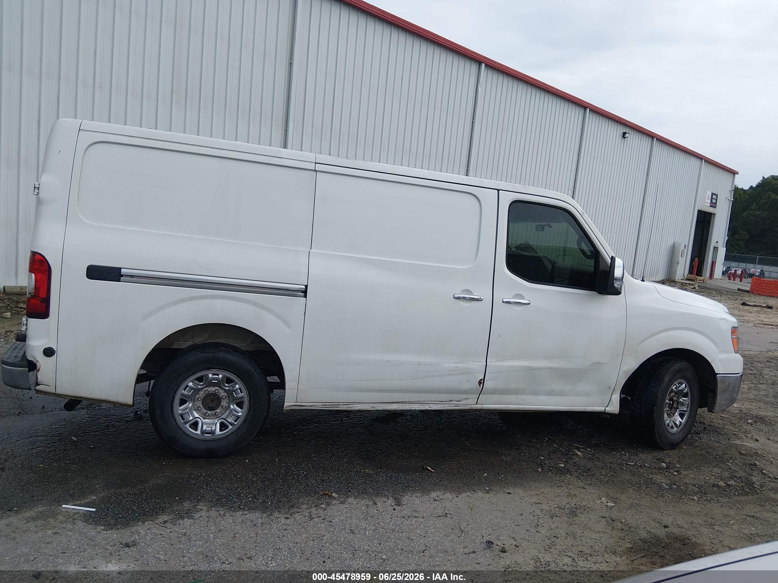 2015 Nissan Nv Cargo Nv2500 Hd Sl V8 White vin: 1N6AF0KY1FN802460