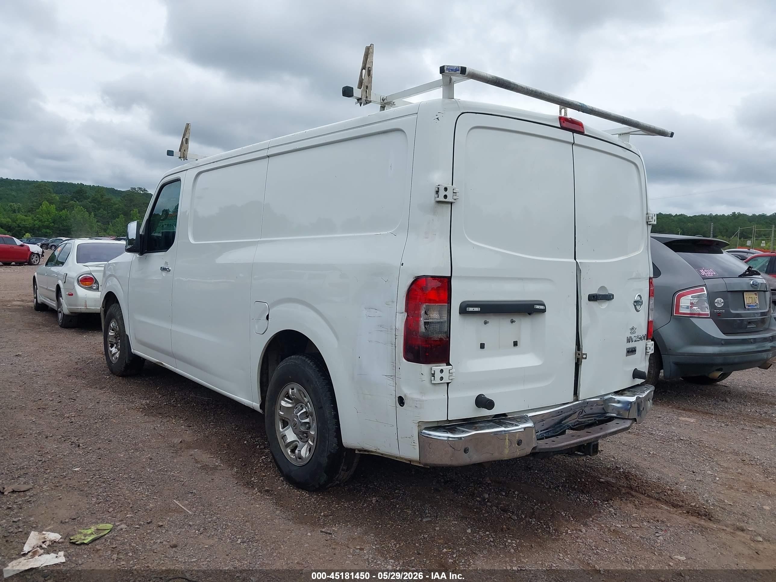 2016 Nissan Nv Cargo Nv2500 Hd S V8/sl V8/sv V8 White vin: 1N6AF0KY1GN804940