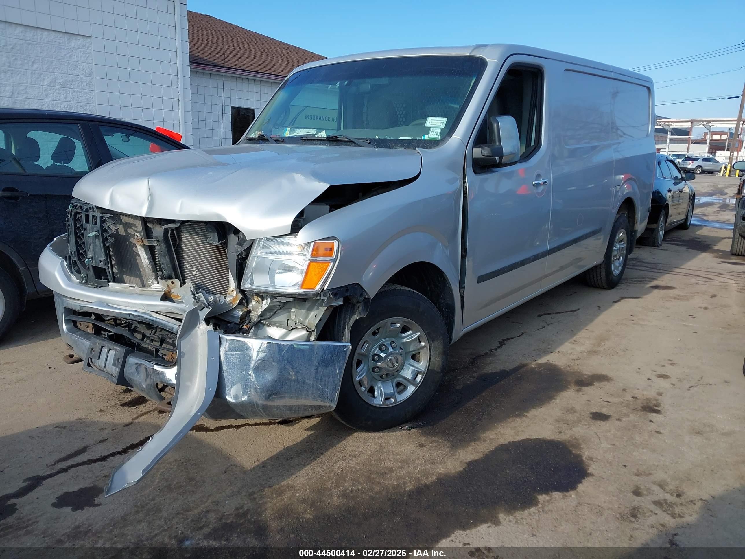 2012 Nissan Nv 2500 Nv2500 Hd Sv V8 White vin: 1N6AF0KY3CN110230