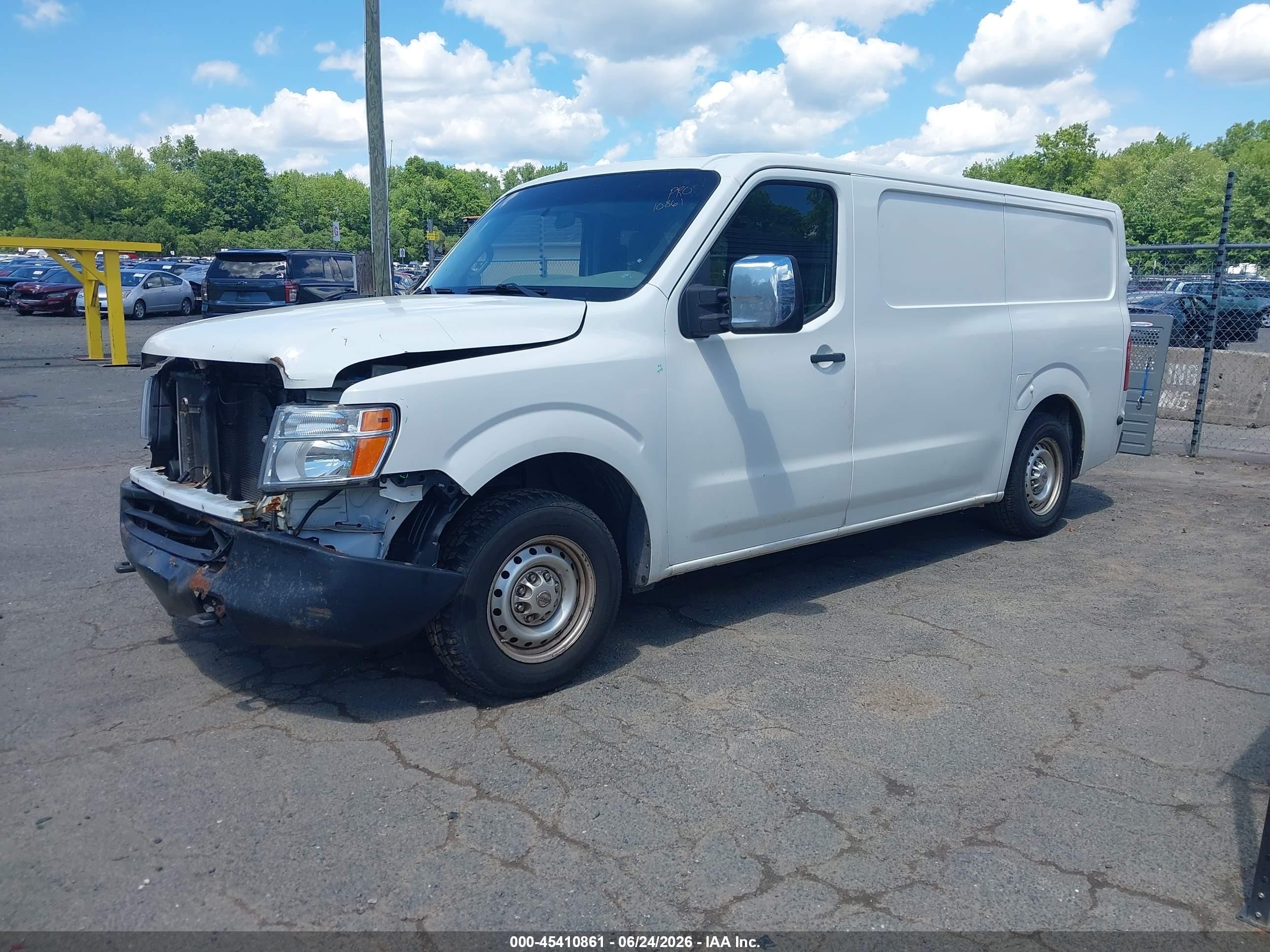 2015 Nissan Nv Cargo Nv2500 Hd S V8 White vin: 1N6AF0KY3FN809412