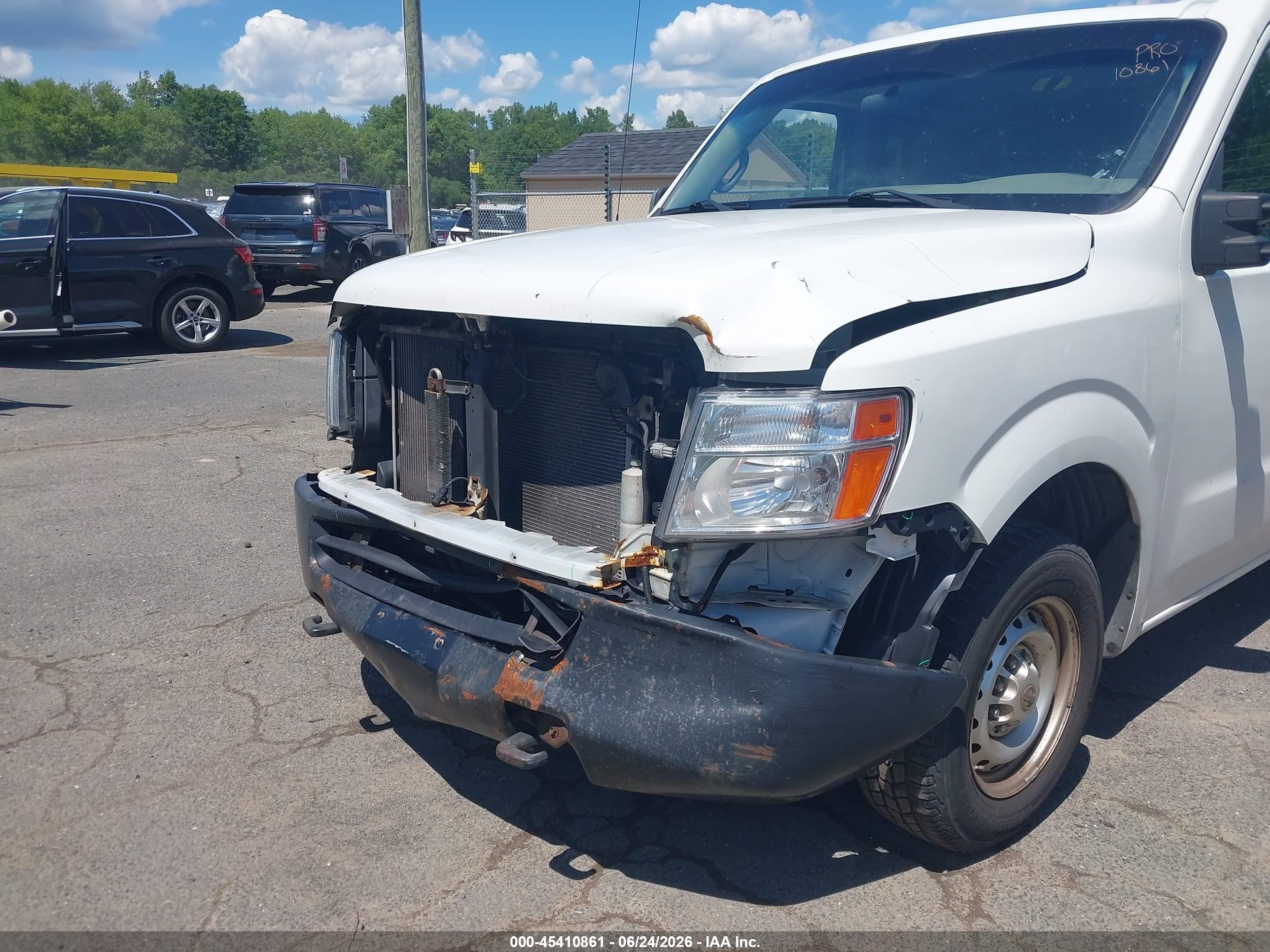 2015 Nissan Nv Cargo Nv2500 Hd S V8 White vin: 1N6AF0KY3FN809412