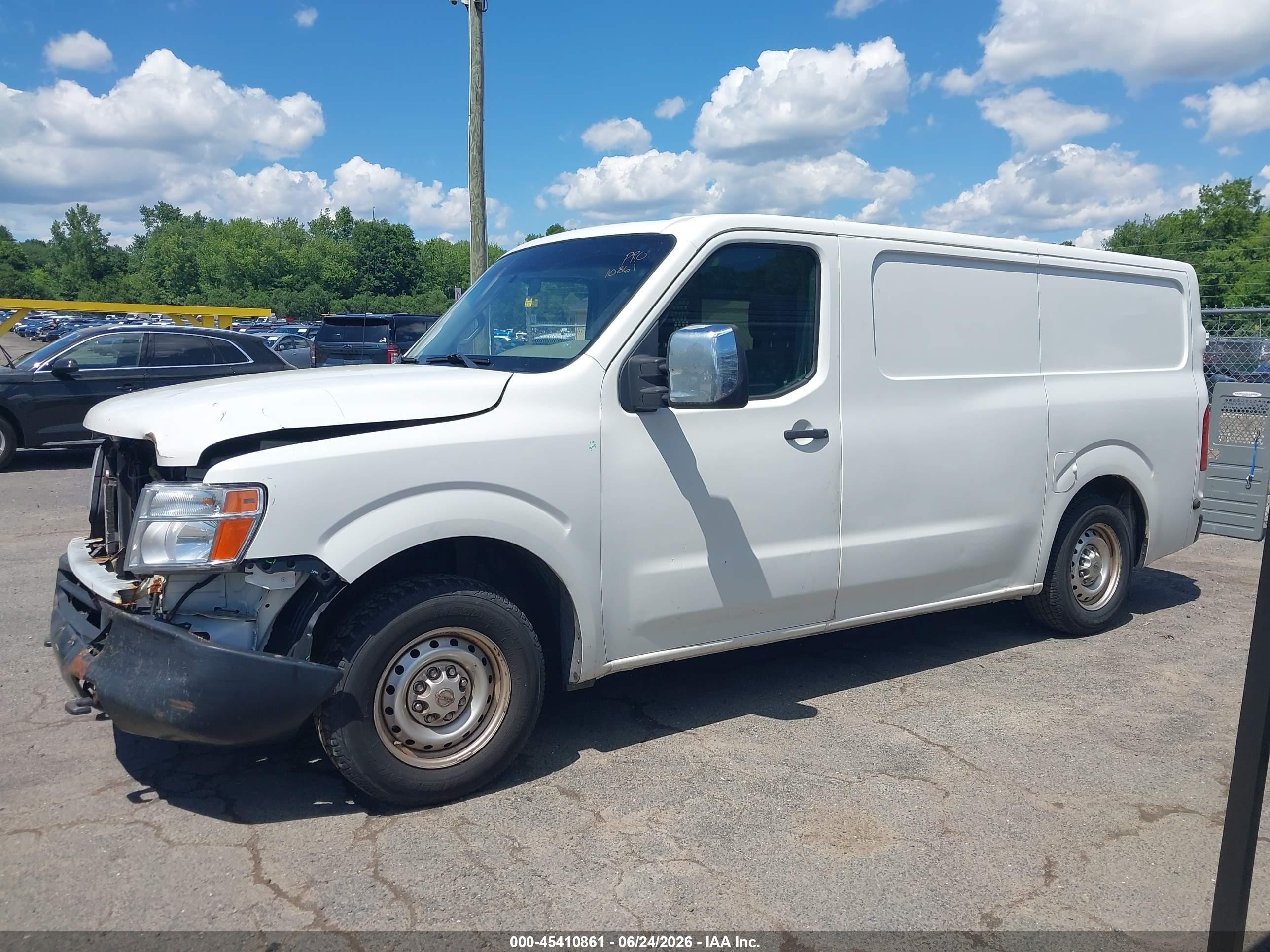 2015 Nissan Nv Cargo Nv2500 Hd S V8 White vin: 1N6AF0KY3FN809412