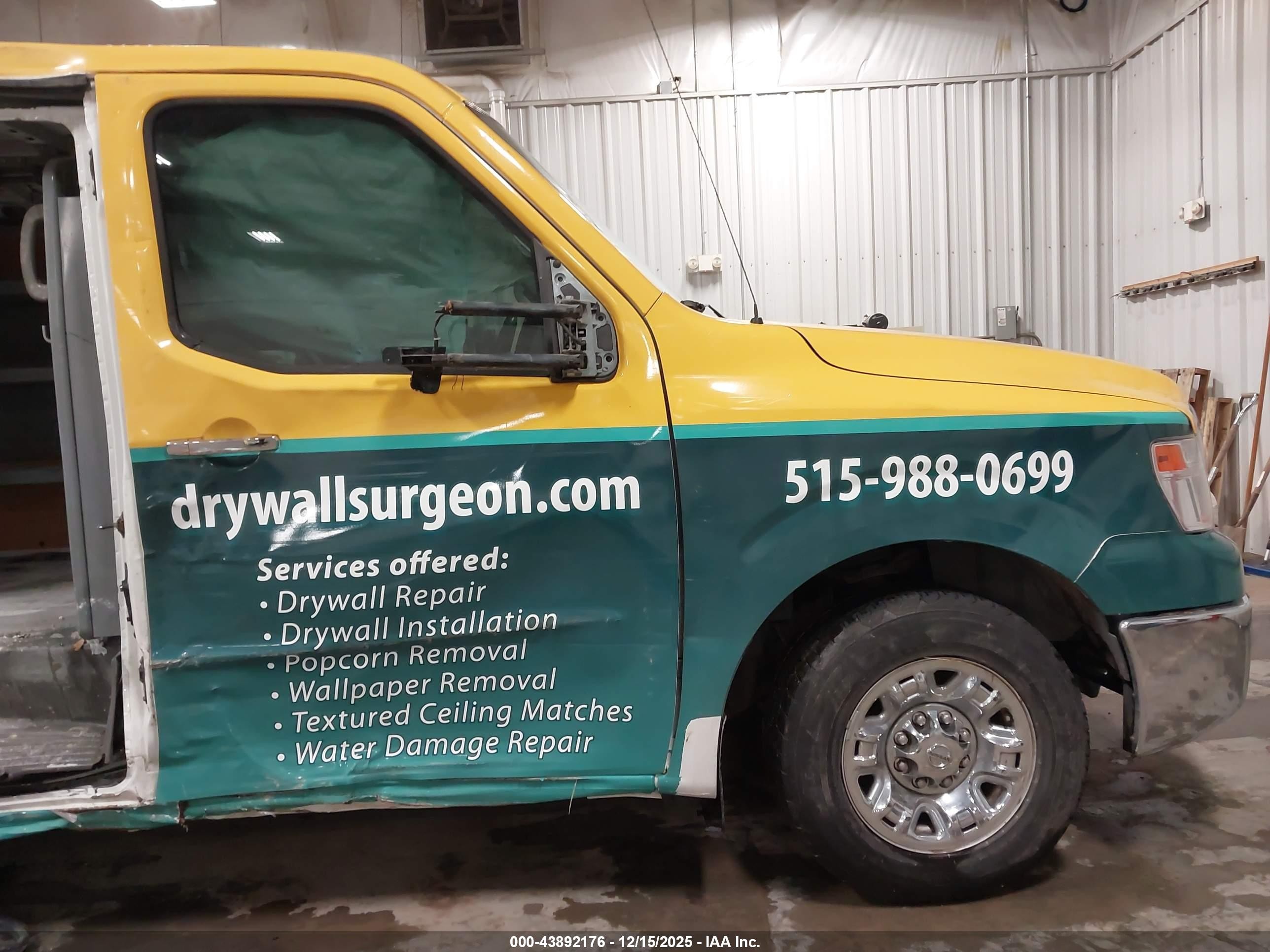 2014 Nissan Nv Cargo Nv2500 Hd Sv V8 Зеленый vin: 1N6AF0KY4EN111096