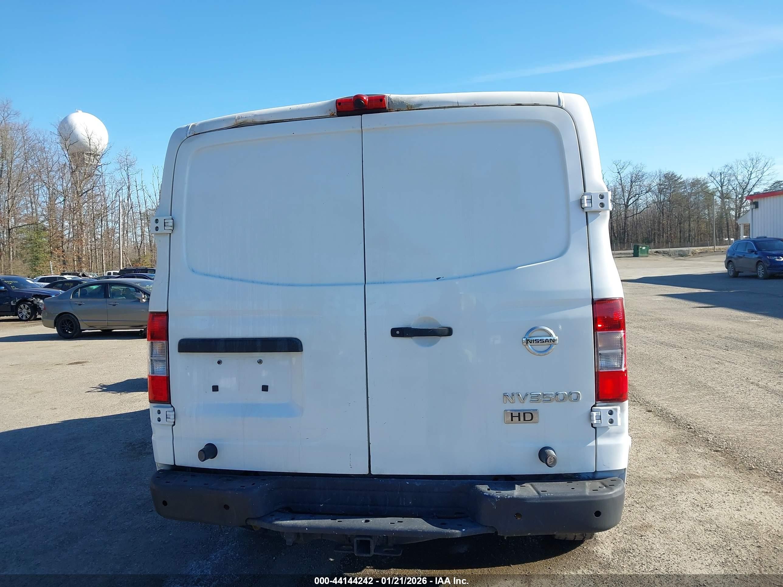 2013 Nissan Nv Cargo Nv3500 Hd Sv V8 White vin: 1N6AF0KY7DN105985