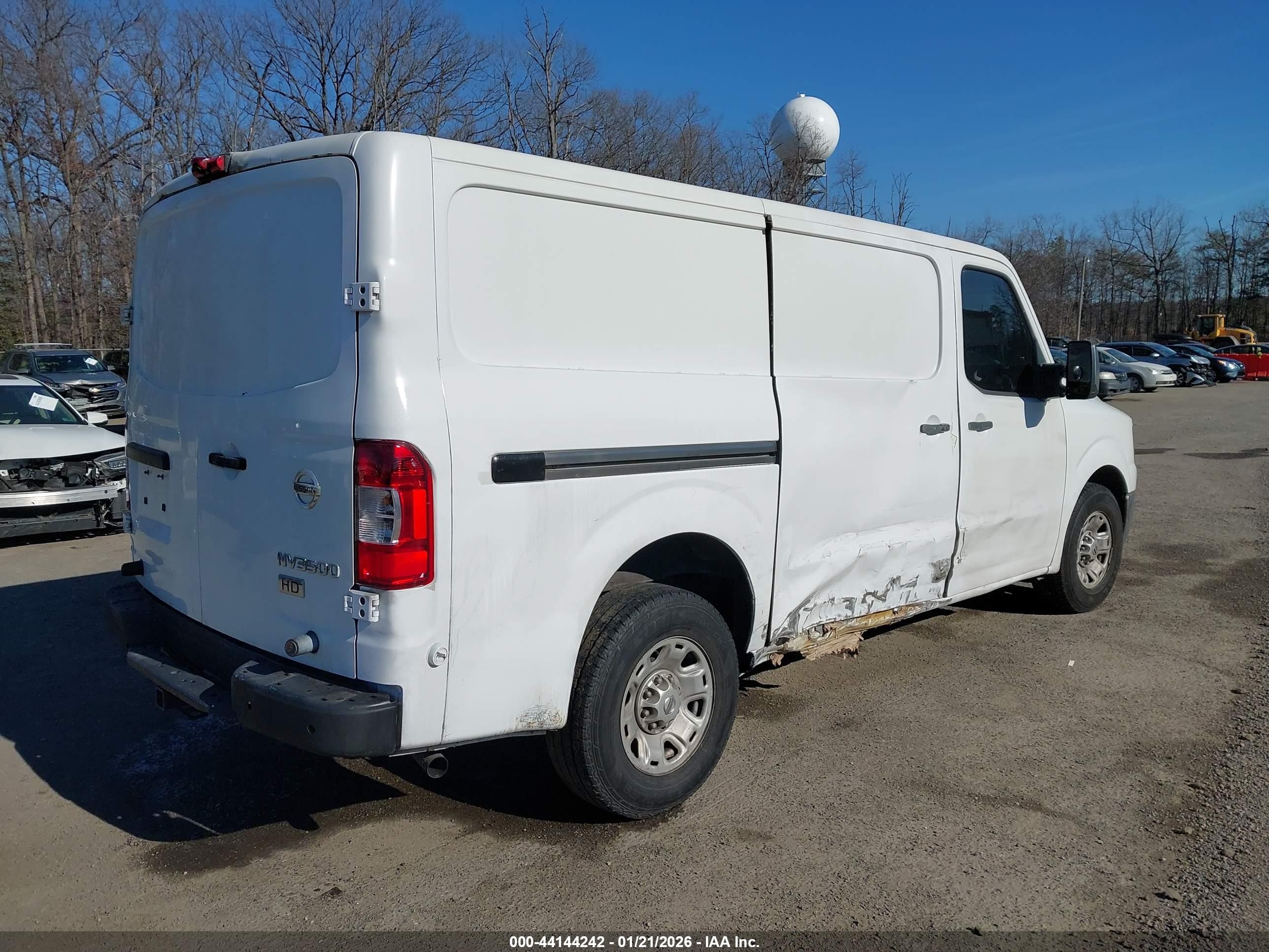 2013 Nissan Nv Cargo Nv3500 Hd Sv V8 White vin: 1N6AF0KY7DN105985