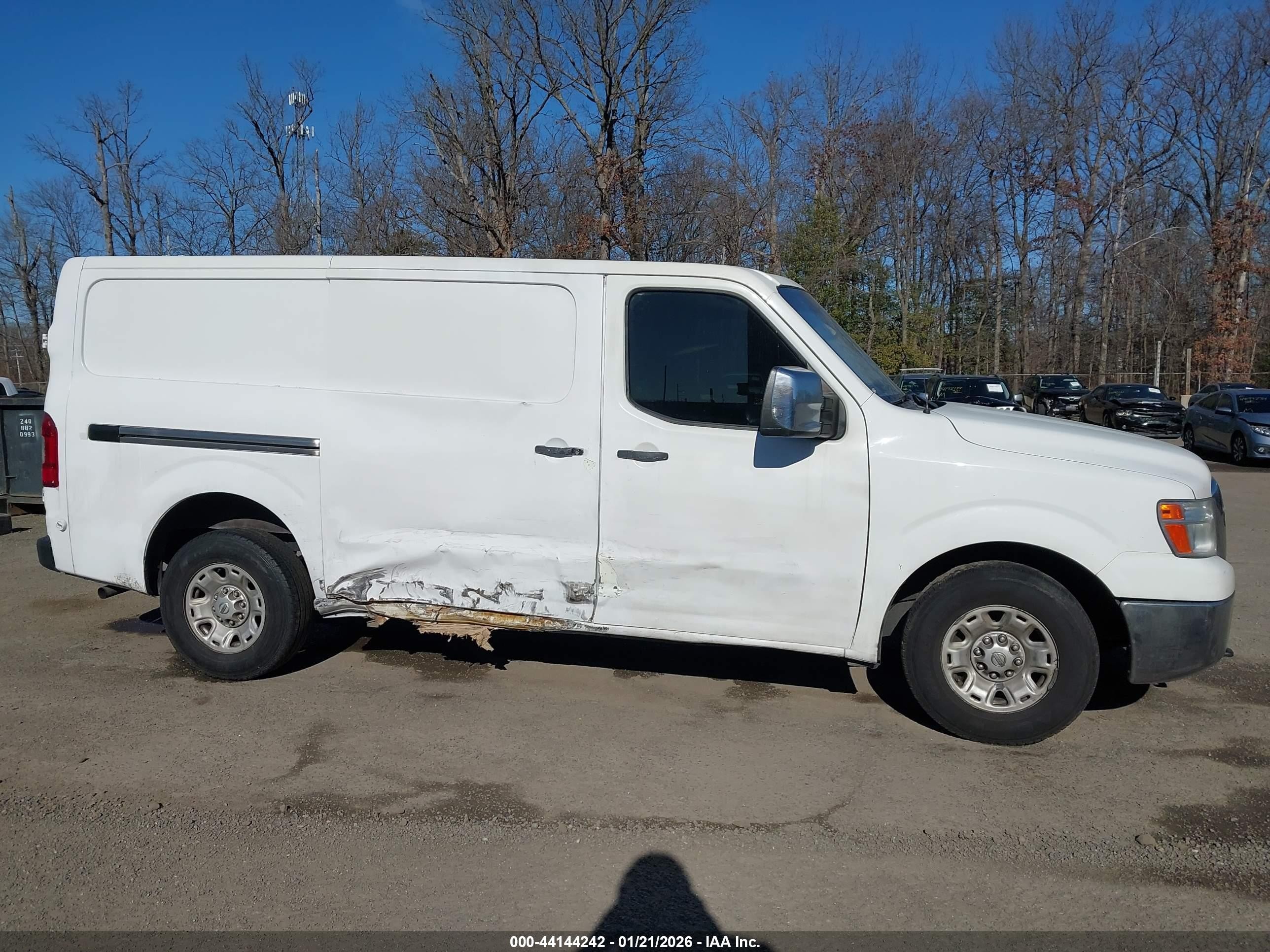 2013 Nissan Nv Cargo Nv3500 Hd Sv V8 White vin: 1N6AF0KY7DN105985