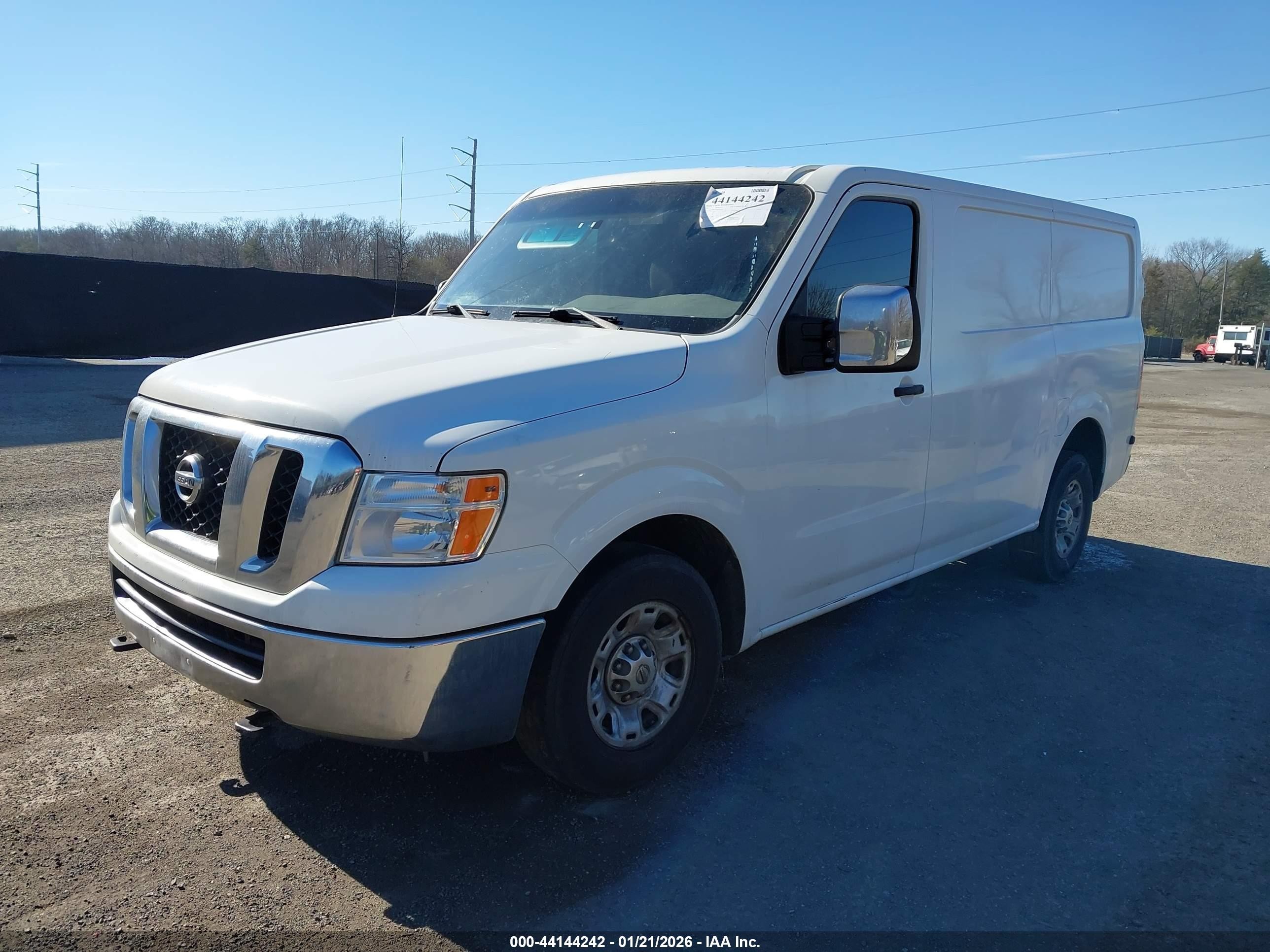 2013 Nissan Nv Cargo Nv3500 Hd Sv V8 White vin: 1N6AF0KY7DN105985