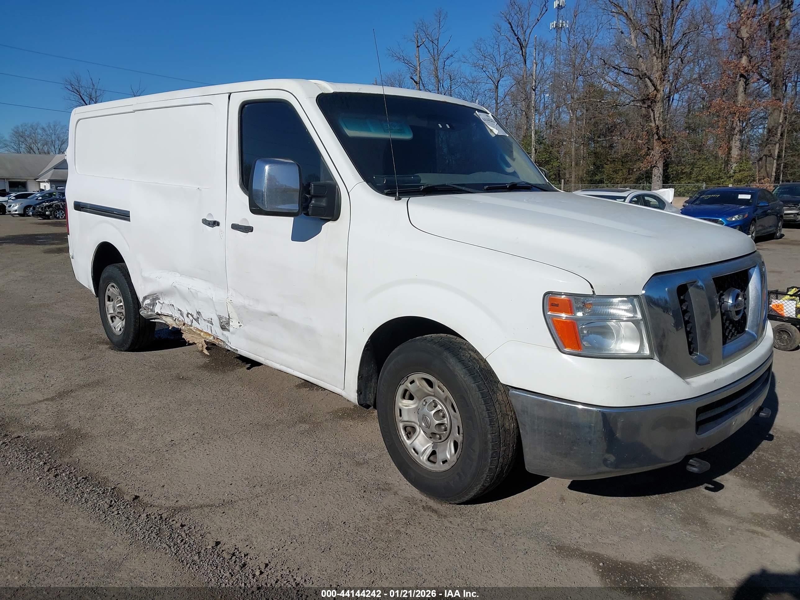 2013 Nissan Nv Cargo Nv3500 Hd Sv V8 White vin: 1N6AF0KY7DN105985