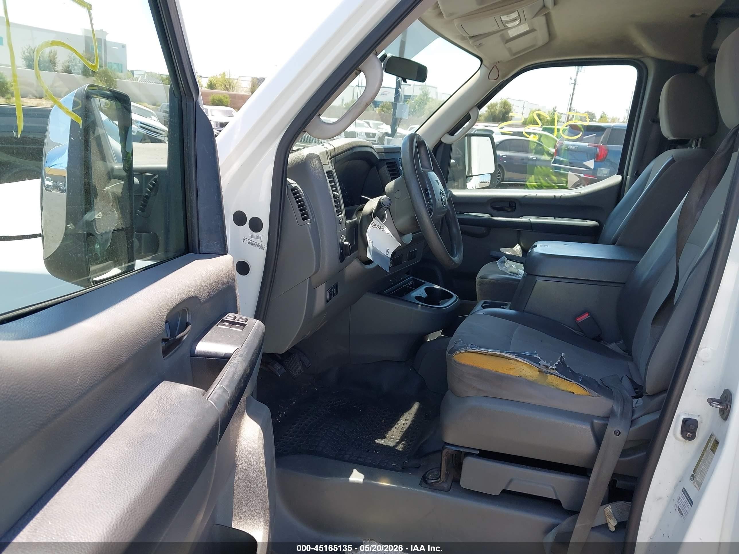 2013 Nissan Nv Cargo Nv3500 Hd S V8 White vin: 1N6AF0KY7DN108269
