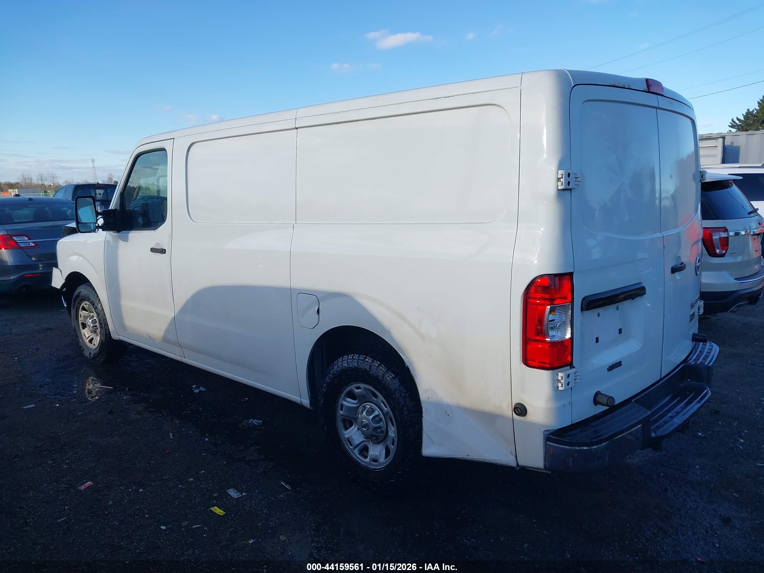 2013 Nissan Nv Cargo Nv3500 Hd Sv V8 White vin: 1N6AF0KY9DN108287