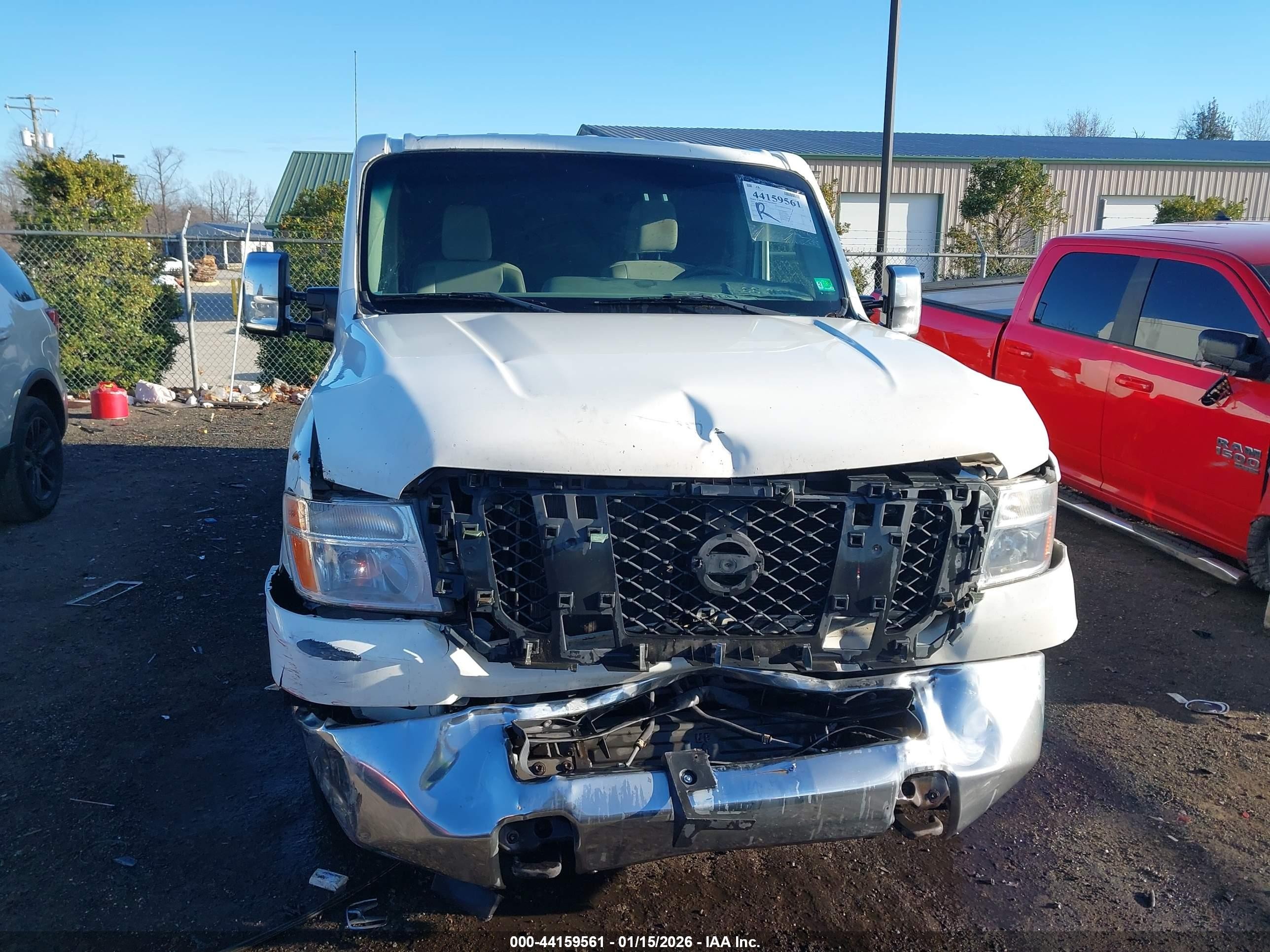 2013 Nissan Nv Cargo Nv3500 Hd Sv V8 White vin: 1N6AF0KY9DN108287