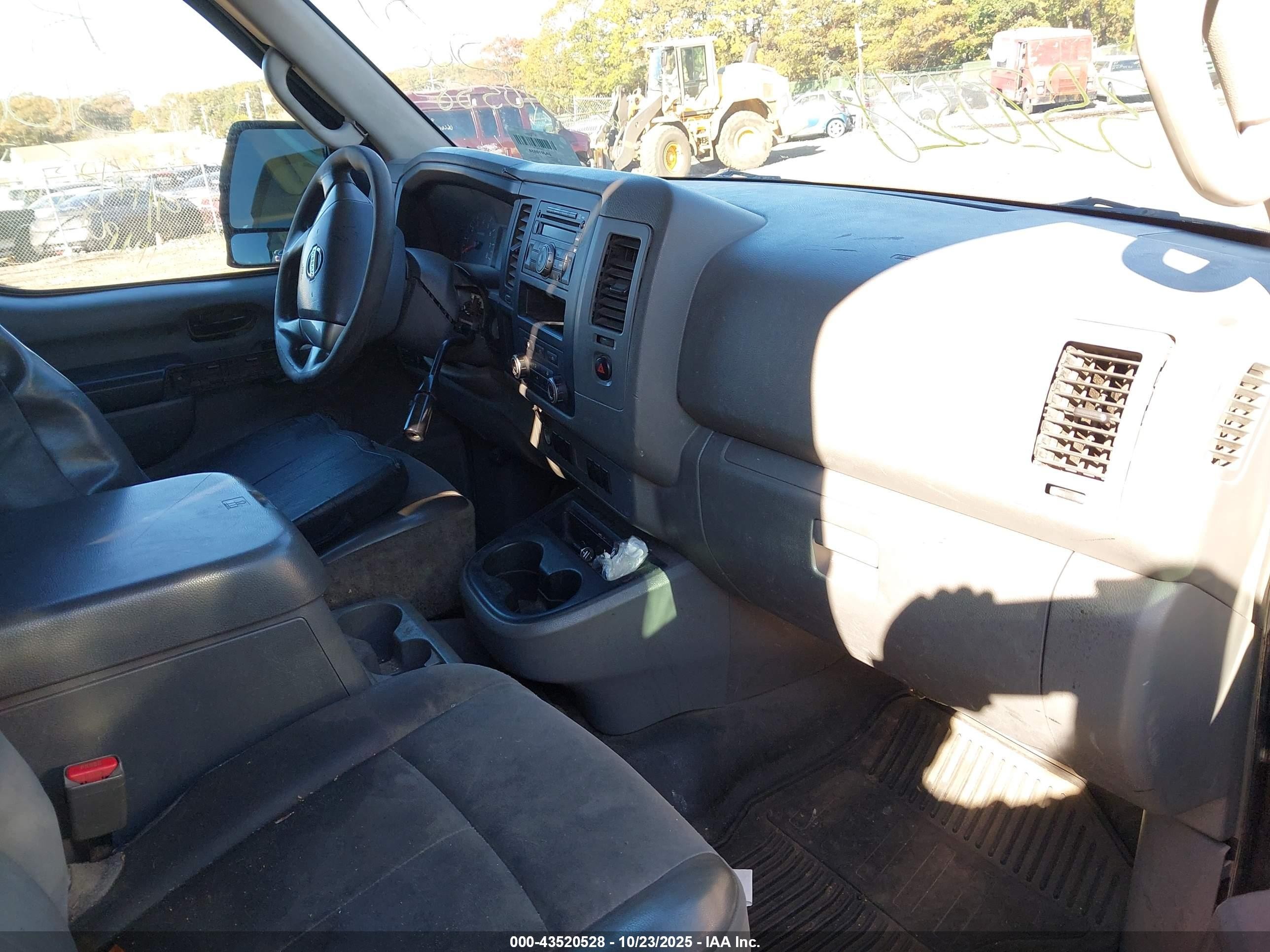 2012 Nissan Nv 2500 Nv2500 Hd S V8 Black vin: 1N6AF0LX7CN103626