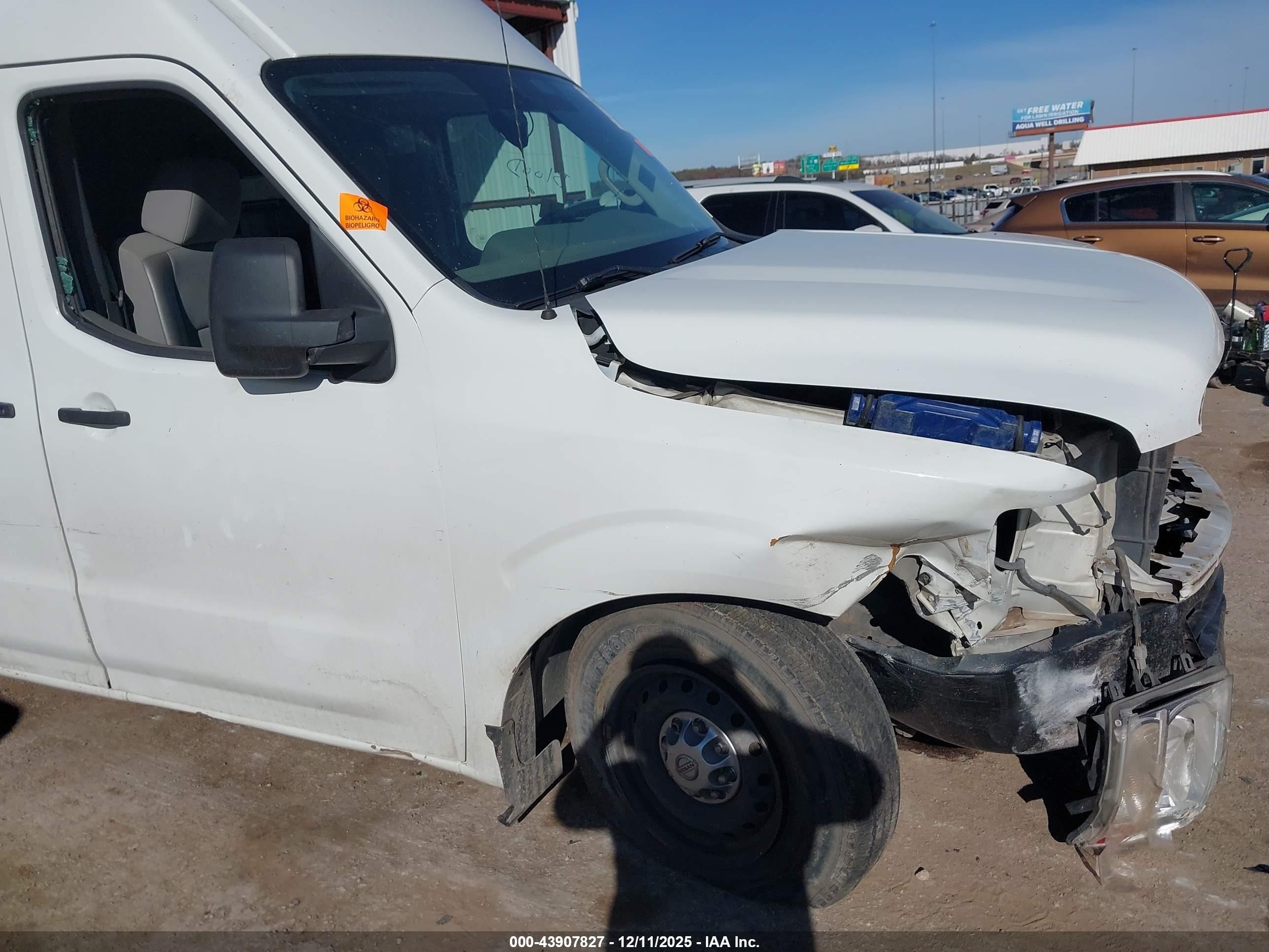 2013 Nissan Nv Cargo Nv3500 Hd S V8 White vin: 1N6AF0LX7DN109363