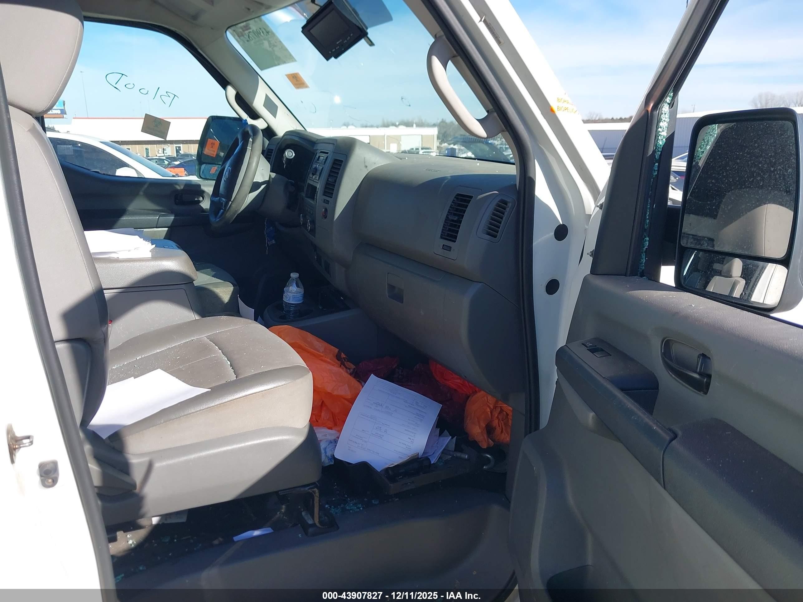 2013 Nissan Nv Cargo Nv3500 Hd S V8 White vin: 1N6AF0LX7DN109363