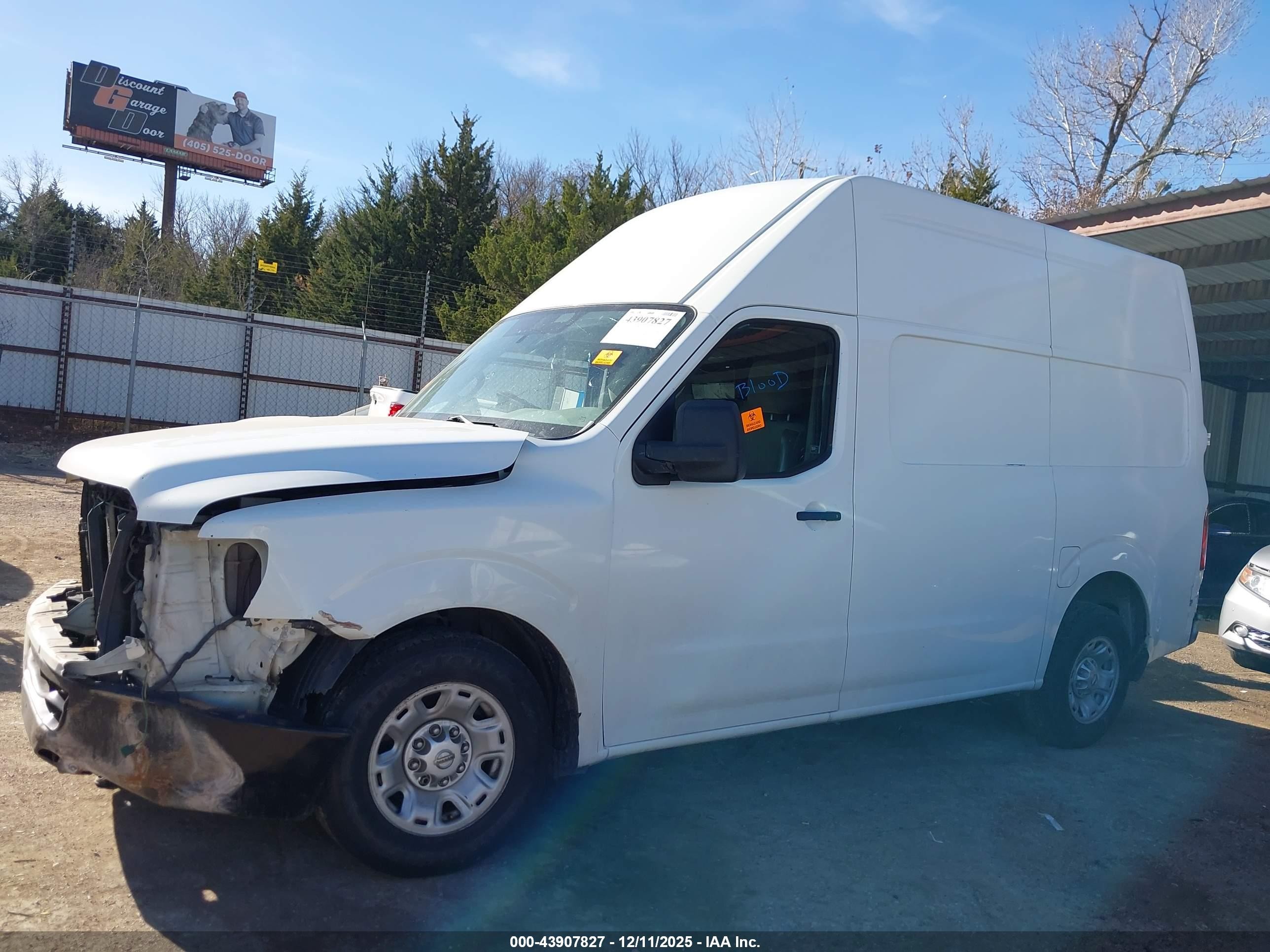 2013 Nissan Nv Cargo Nv3500 Hd S V8 White vin: 1N6AF0LX7DN109363