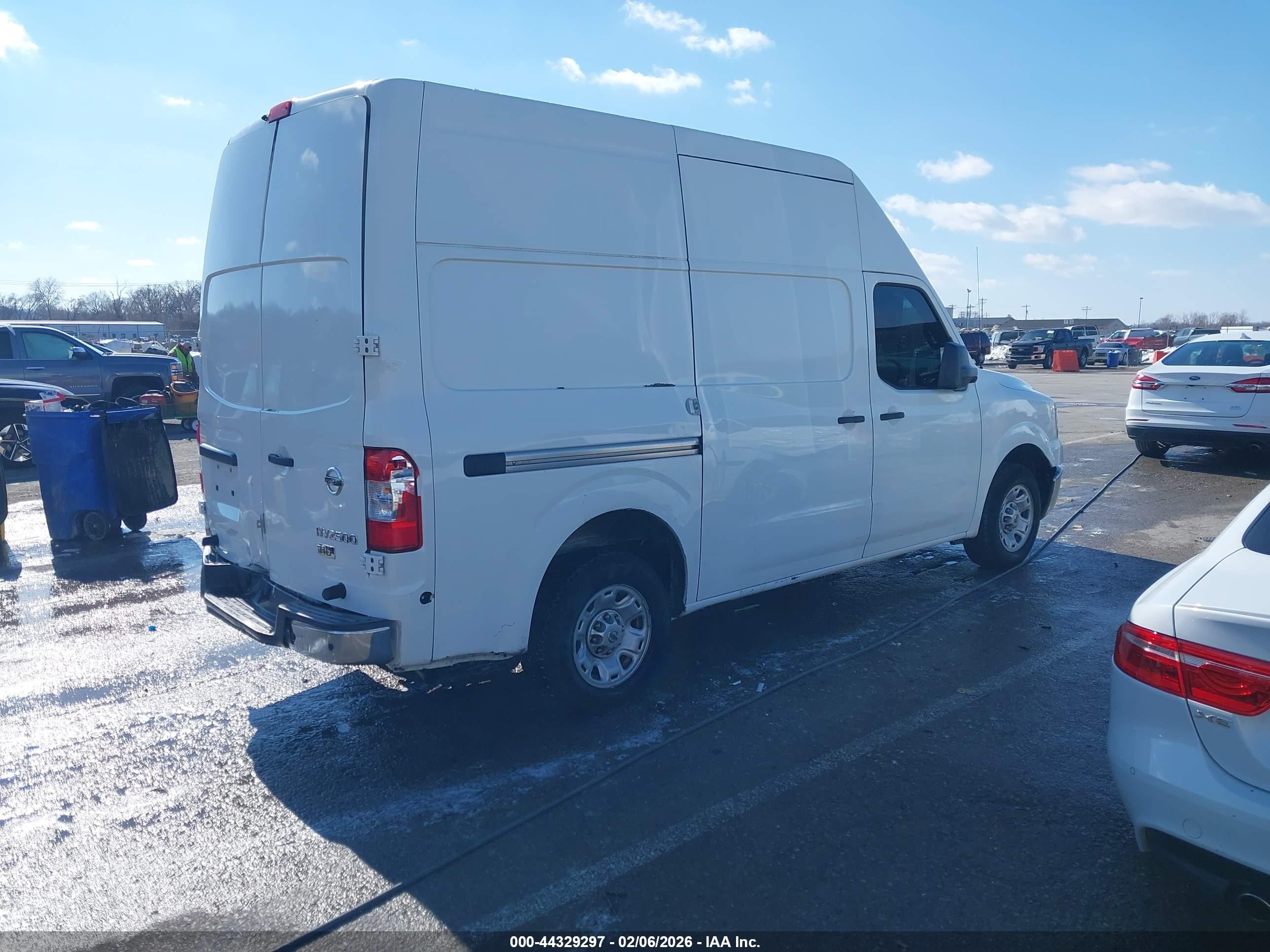 2013 Nissan Nv Cargo Nv2500 Hd Sv V8 Белый vin: 1N6AF0LX7DN110707