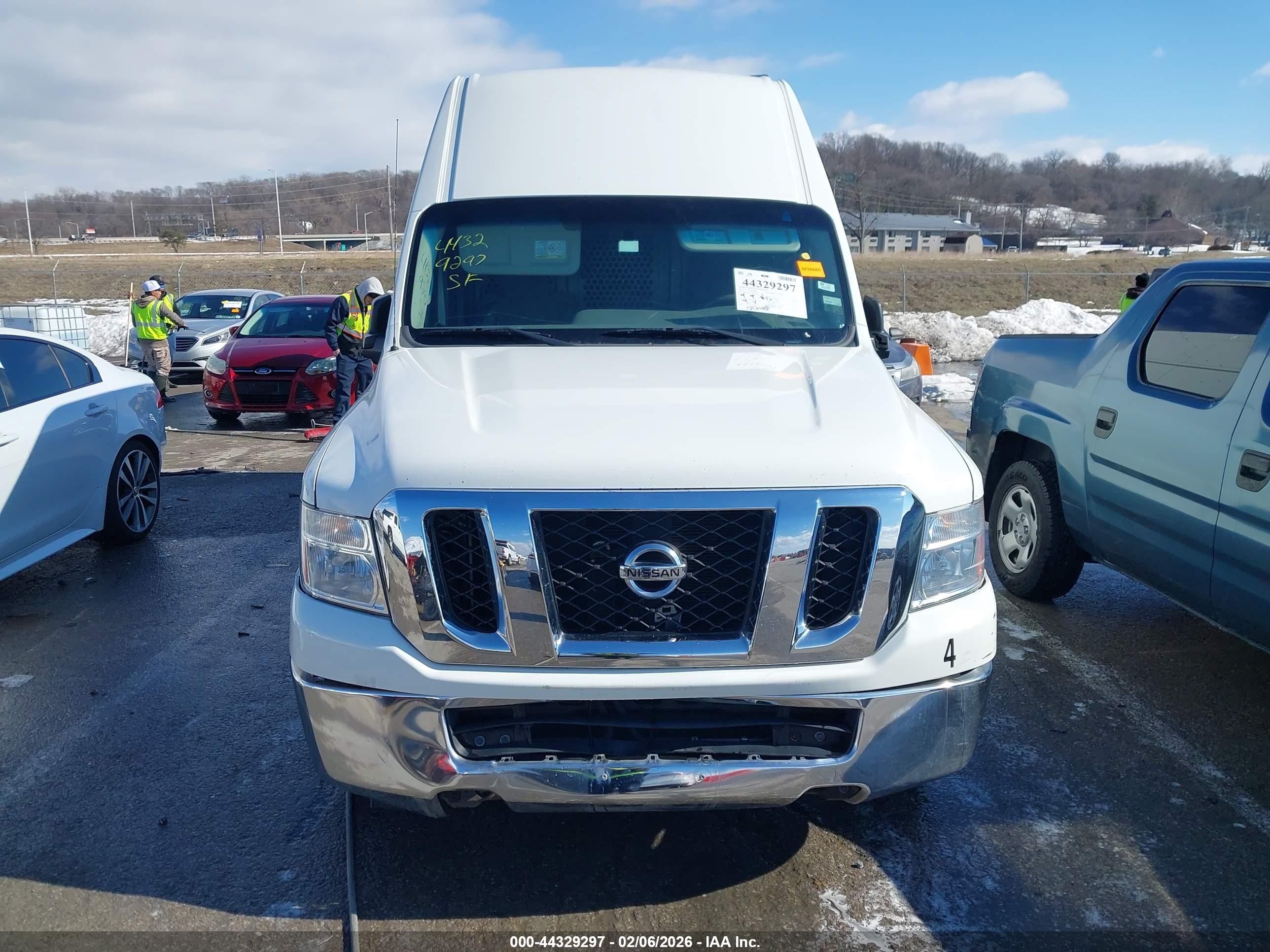 2013 Nissan Nv Cargo Nv2500 Hd Sv V8 Белый vin: 1N6AF0LX7DN110707