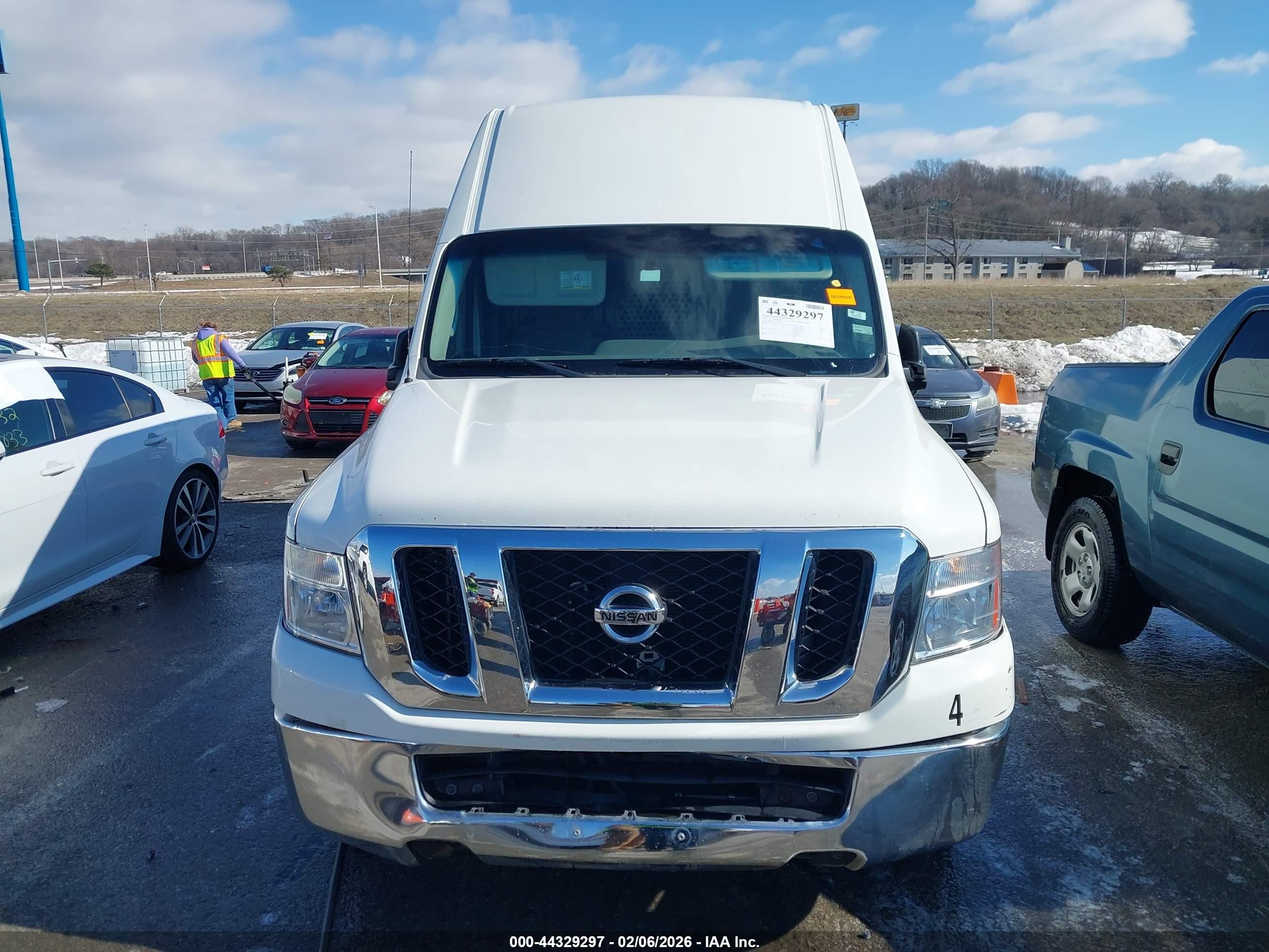 2013 Nissan Nv Cargo Nv2500 Hd Sv V8 Белый vin: 1N6AF0LX7DN110707
