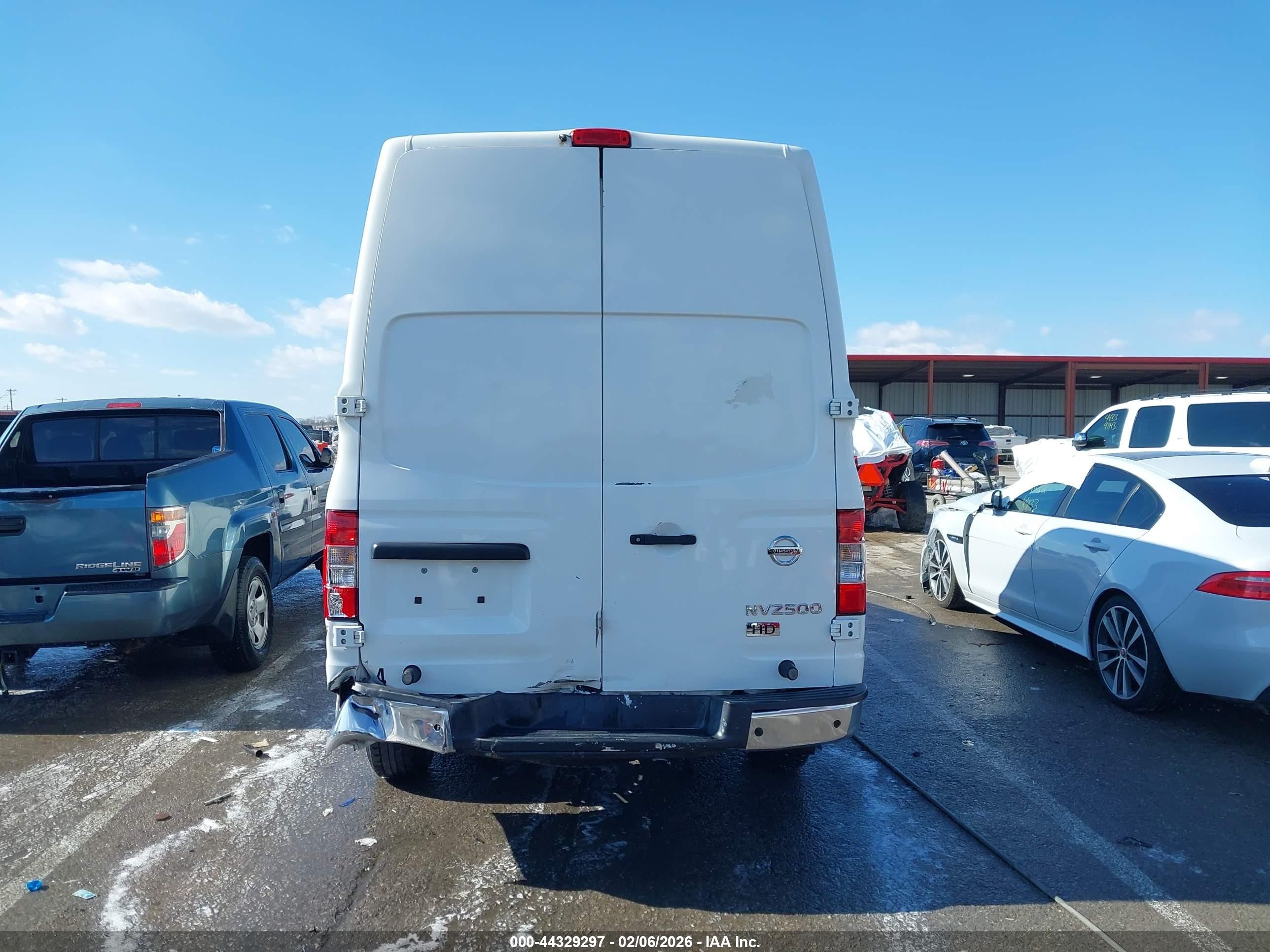 2013 Nissan Nv Cargo Nv2500 Hd Sv V8 Белый vin: 1N6AF0LX7DN110707