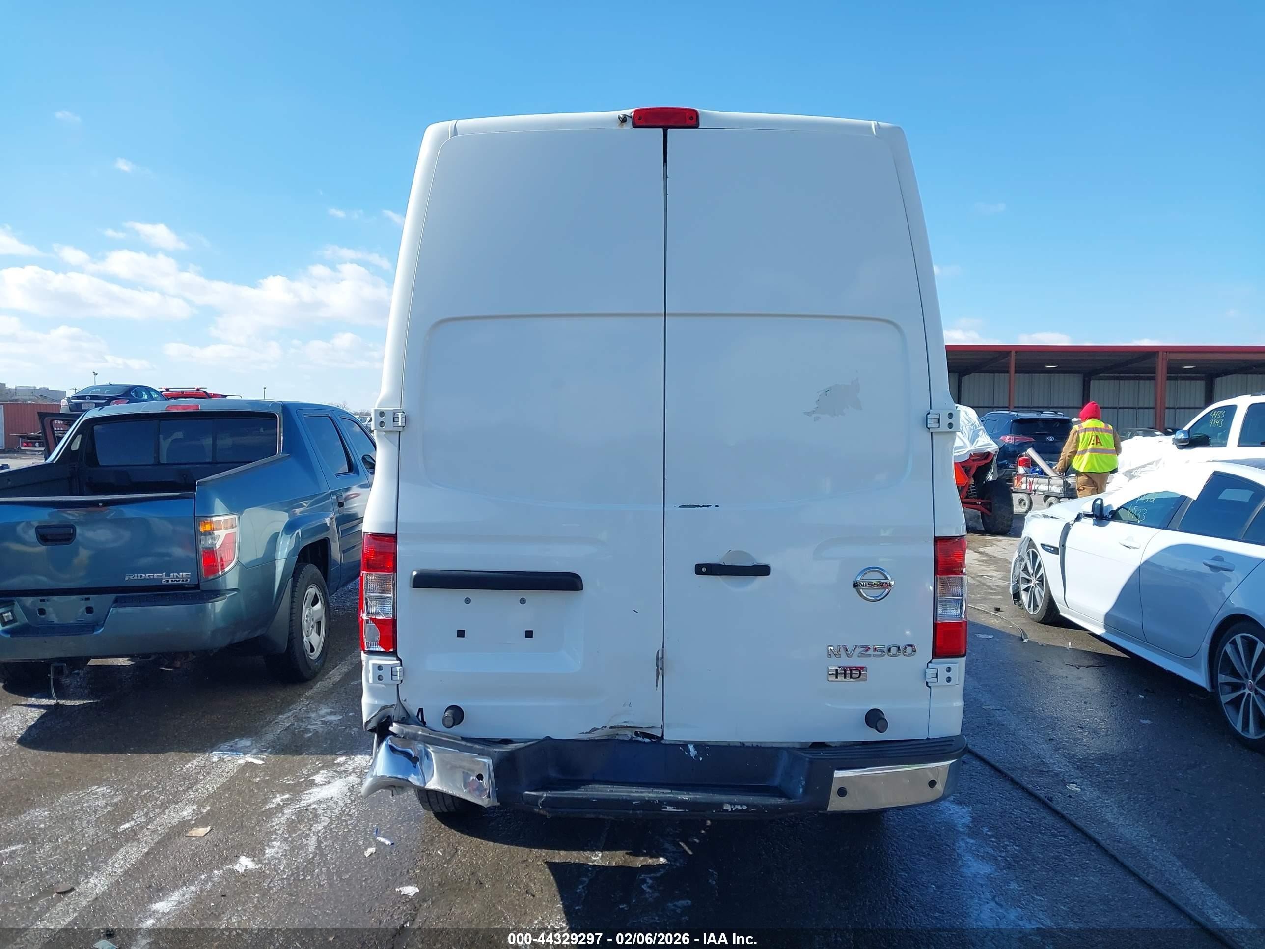 2013 Nissan Nv Cargo Nv2500 Hd Sv V8 Белый vin: 1N6AF0LX7DN110707